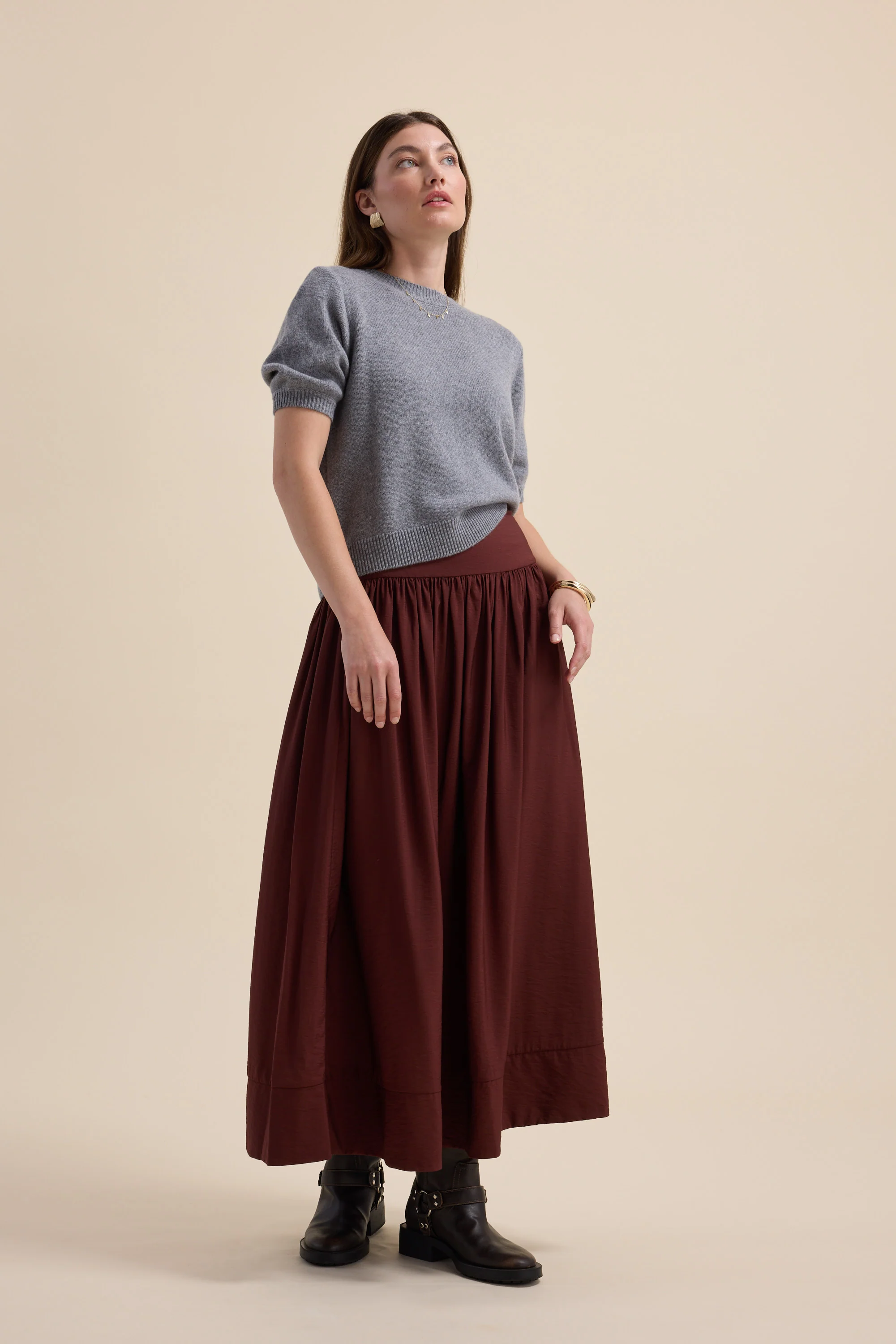 Elementary Cashmere Blend Tee Shirt - Image 4