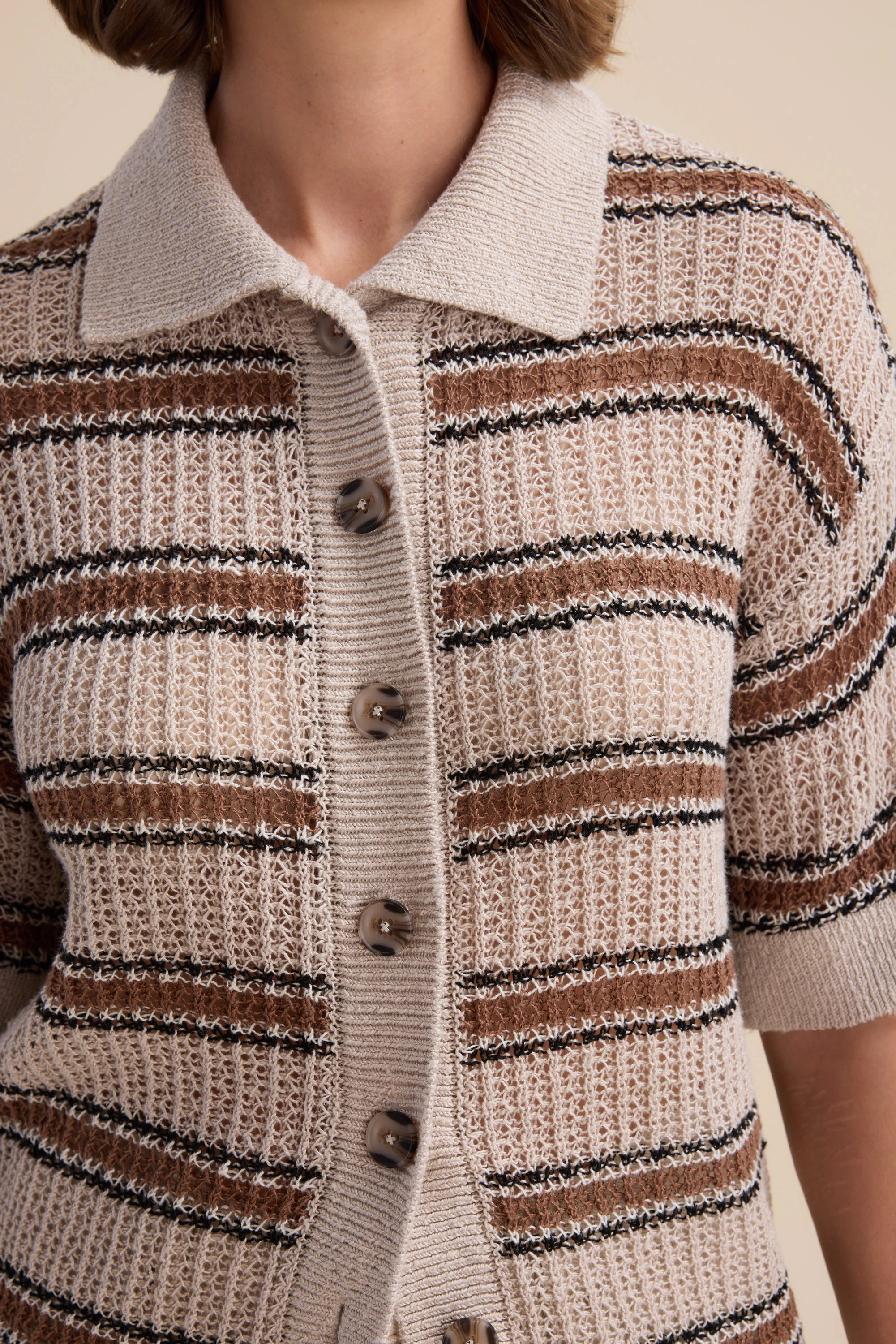 Elementary Collared Cardigan - Image 4