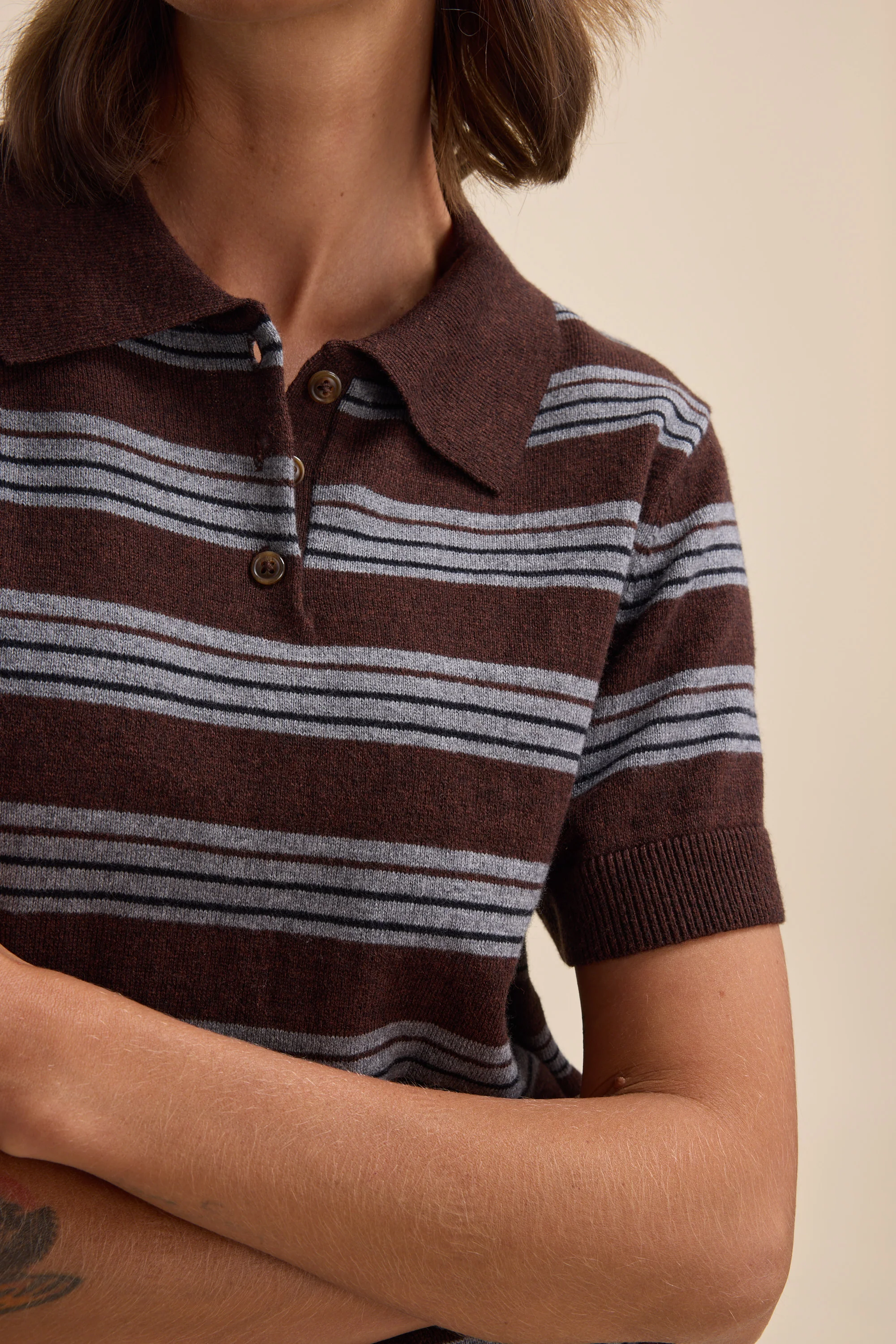 Elementary Cotton Cashmere Henley - Image 5