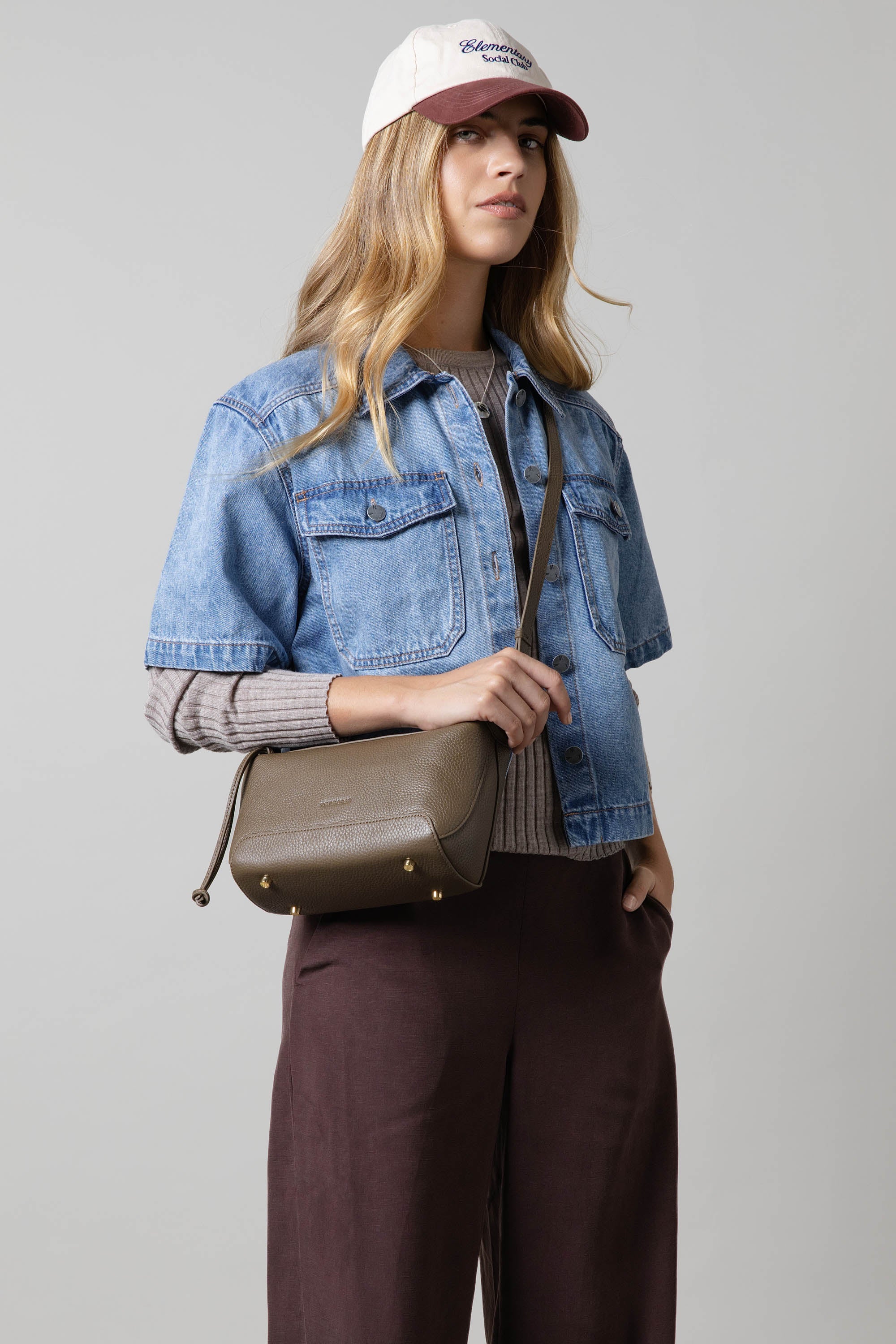 Elementary Cropped Denim Shirt - Image 7