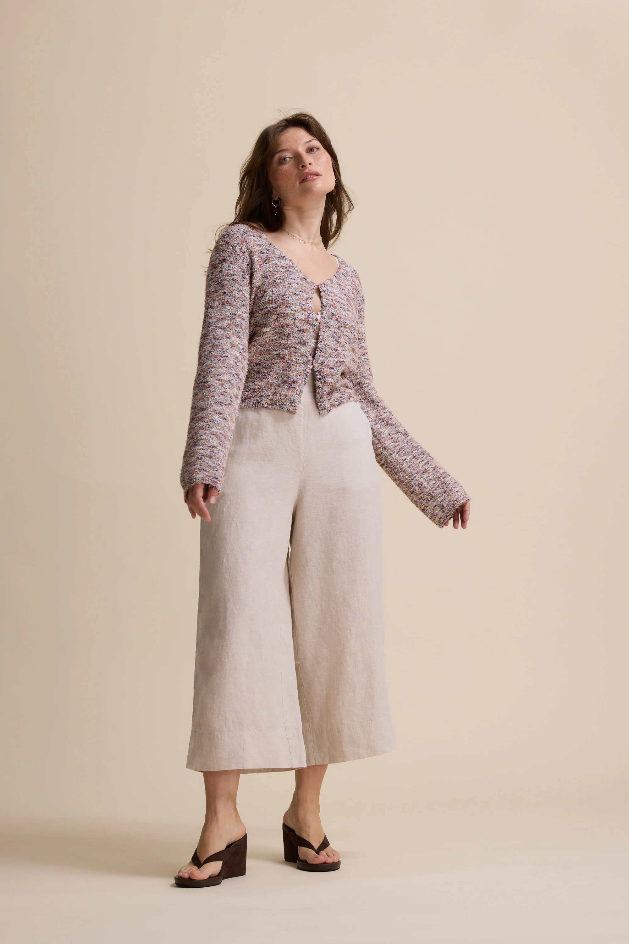 Elementary Flared Sleeve Cardigan - Image 5