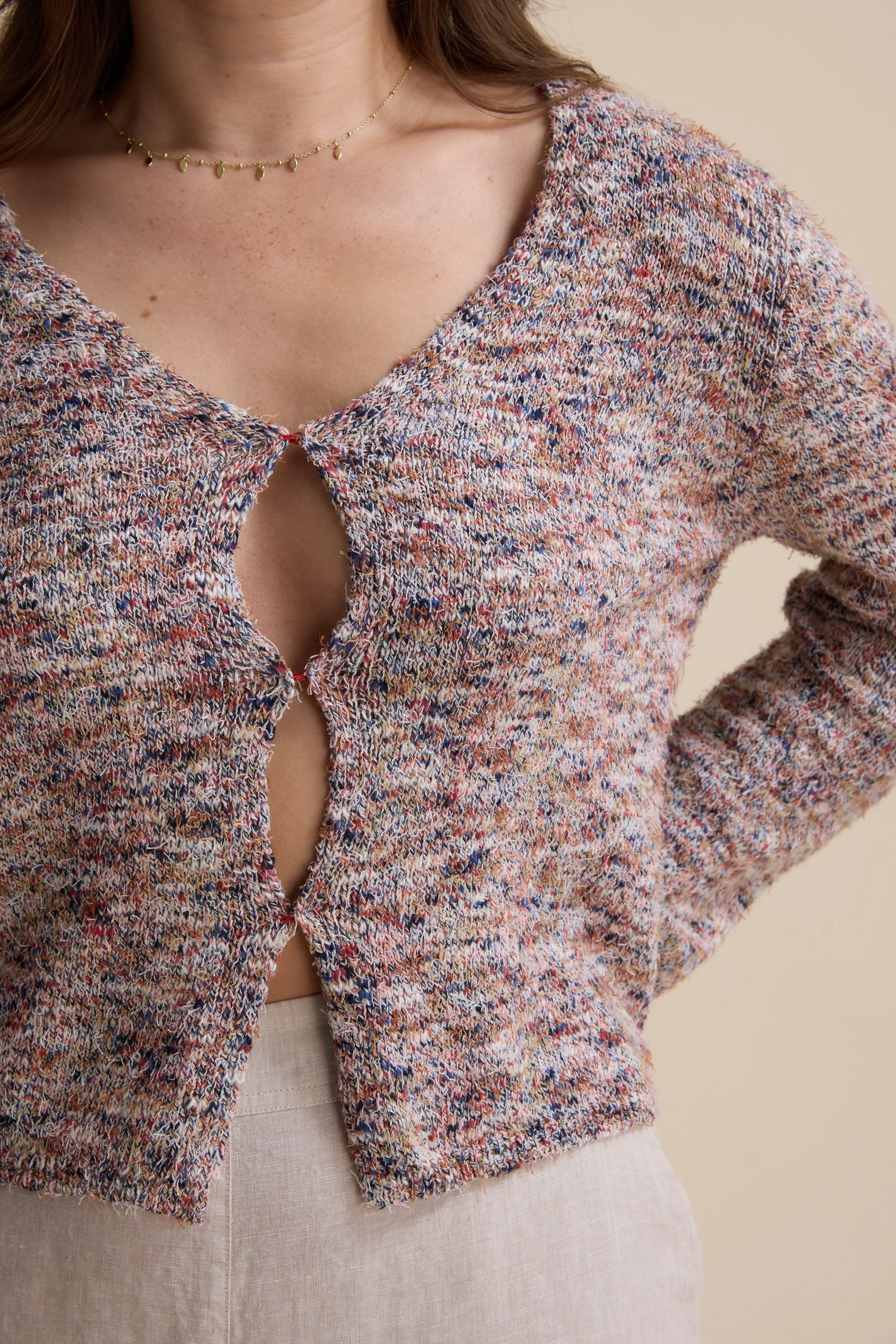 Elementary Flared Sleeve Cardigan - Image 7