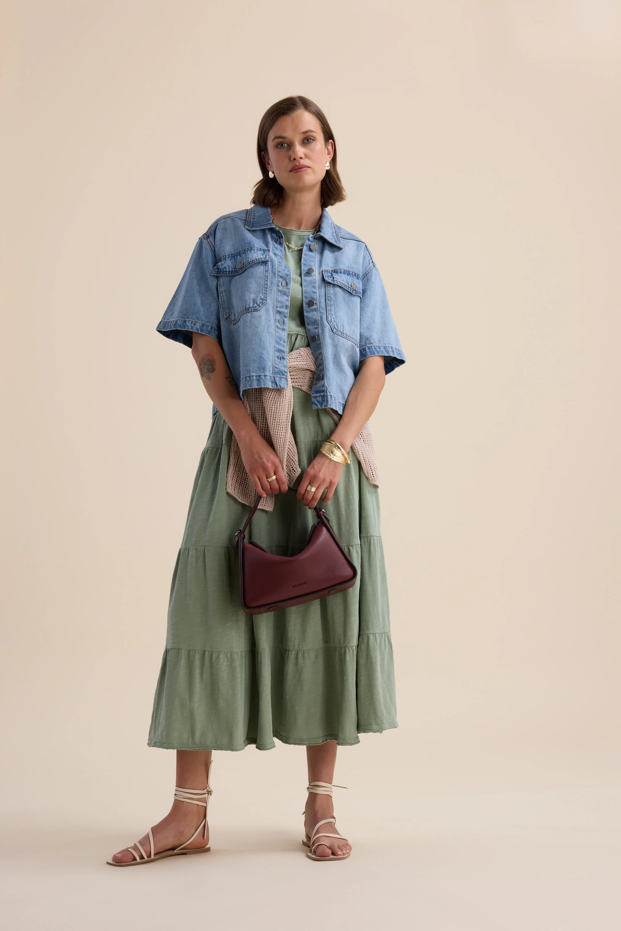 Elementary Jersey Tiered Dress - Image 2