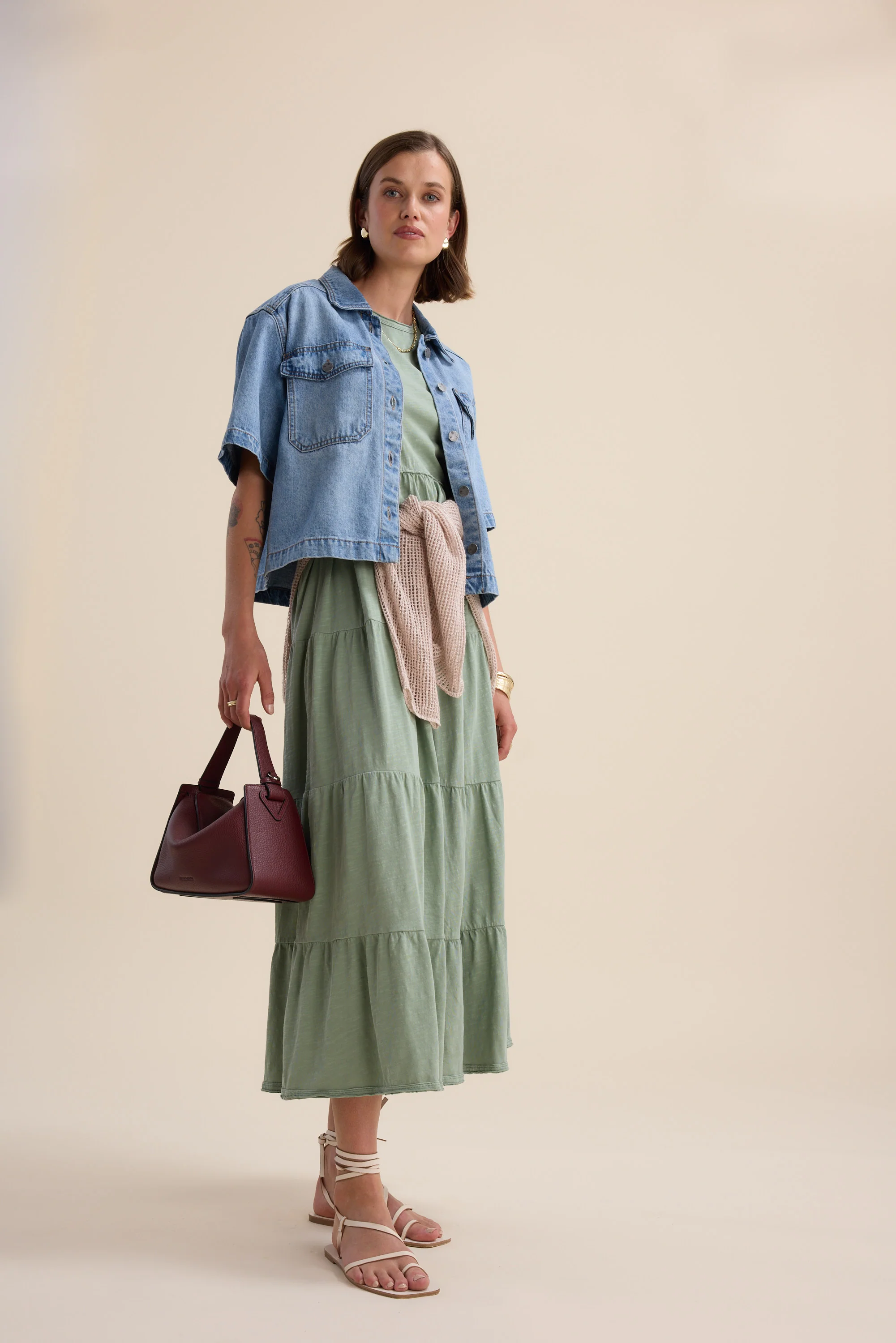 Elementary Jersey Tiered Dress - Image 3
