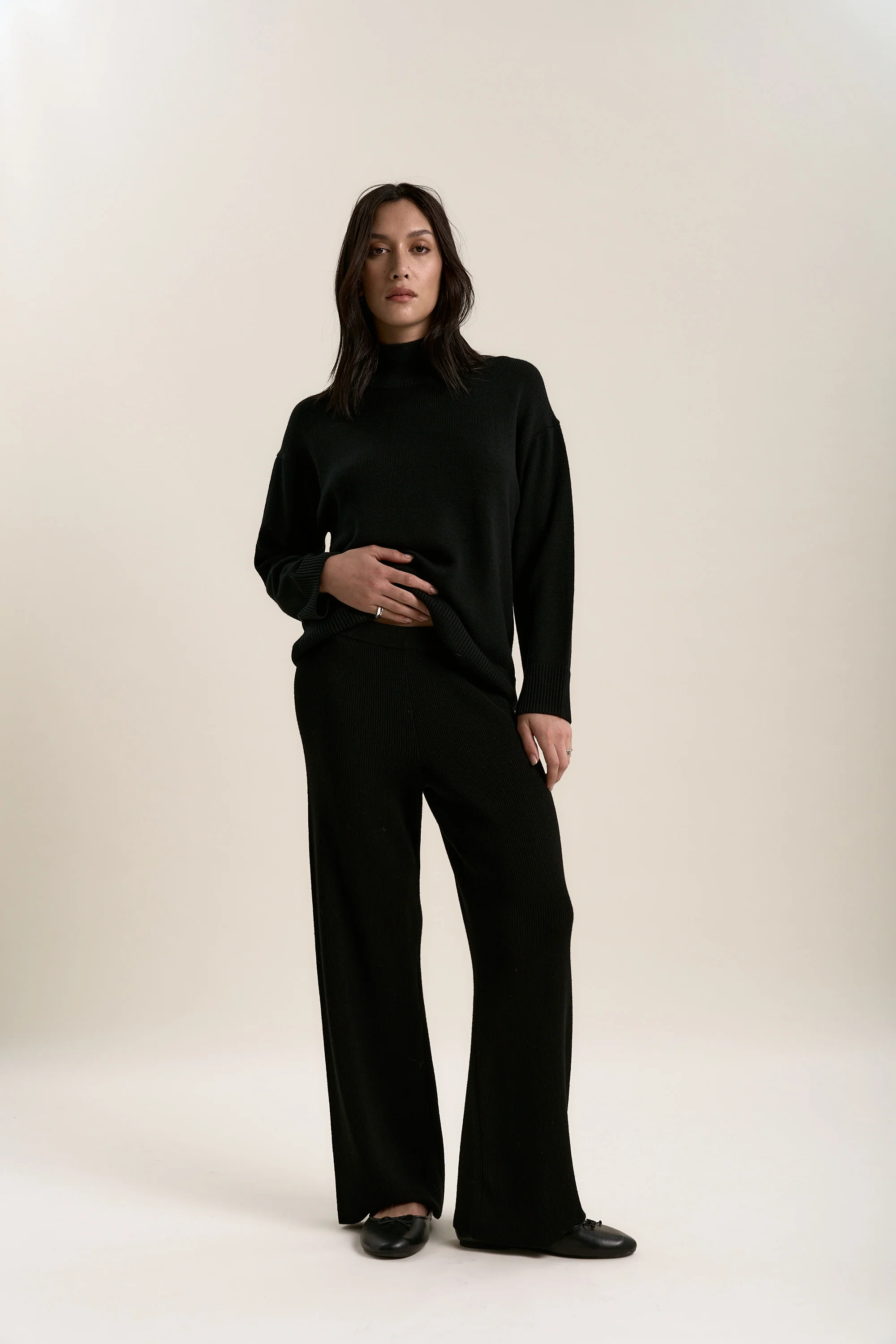 Elementary Knitted Funnel Neck - Image 6