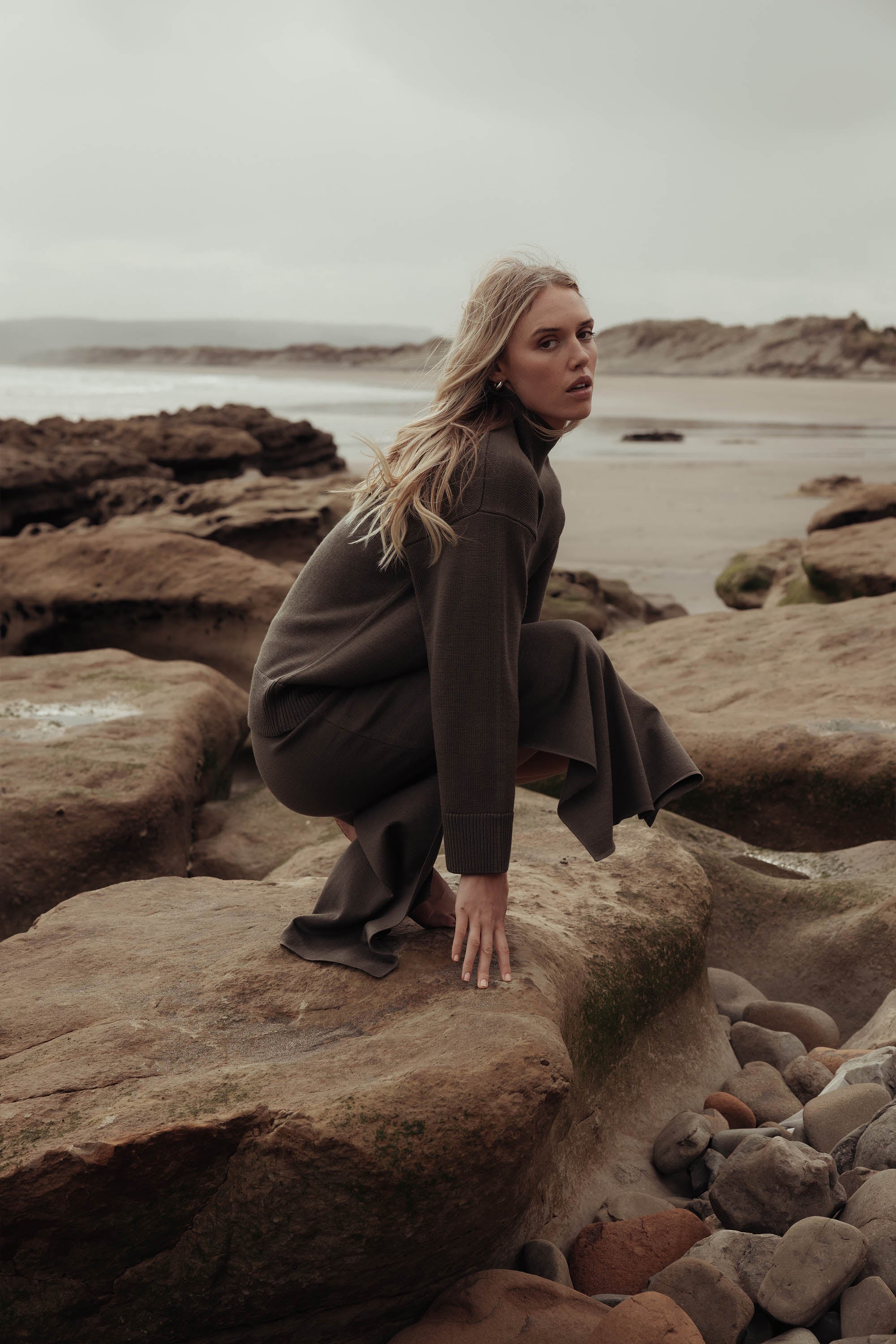 Elementary Knitted Funnel Neck - Image 2