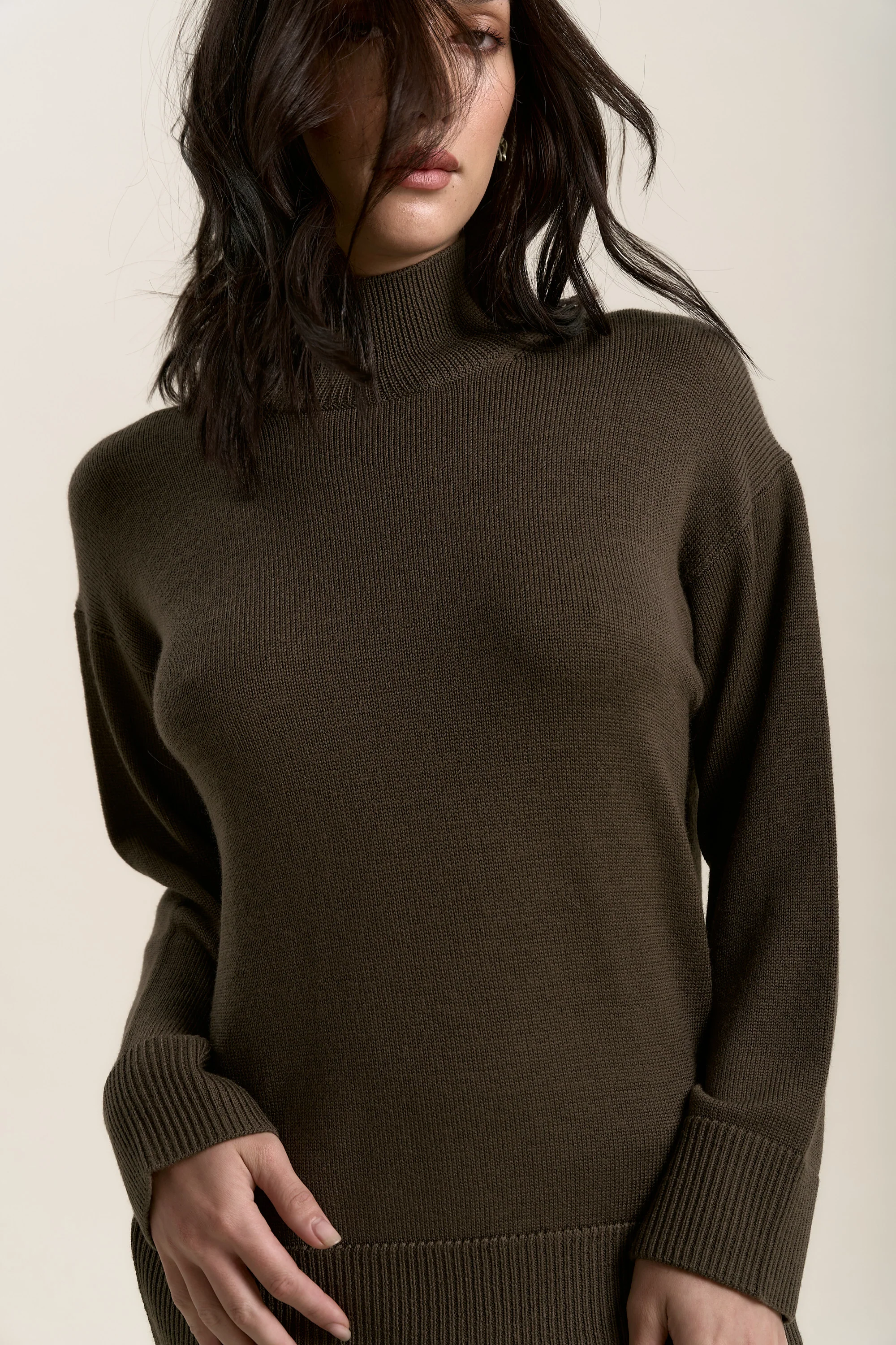Elementary Knitted Funnel Neck - Image 3