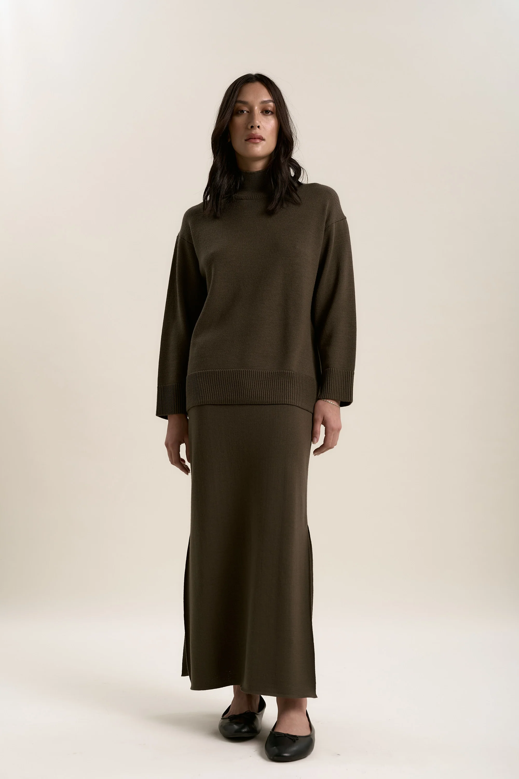 Elementary Knitted Funnel Neck - Image 4