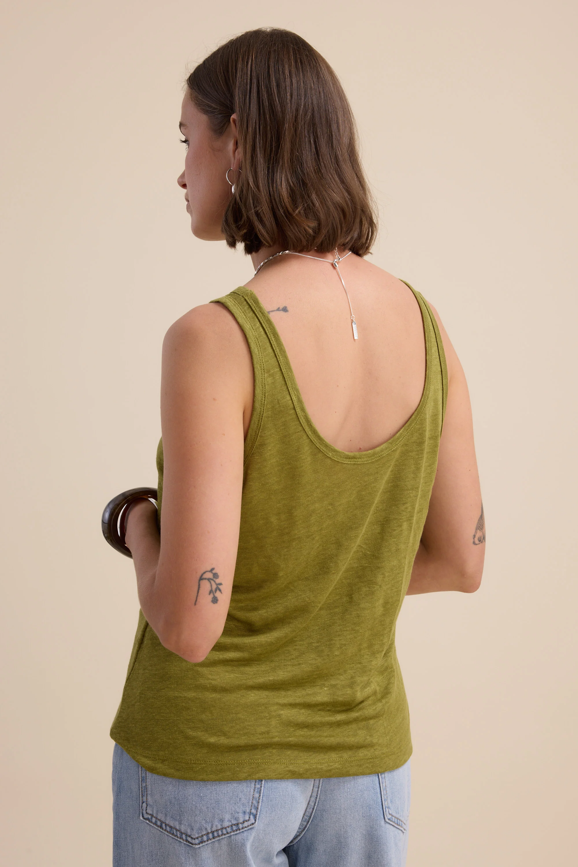 Elementary Linen Jersey Tank - Image 6