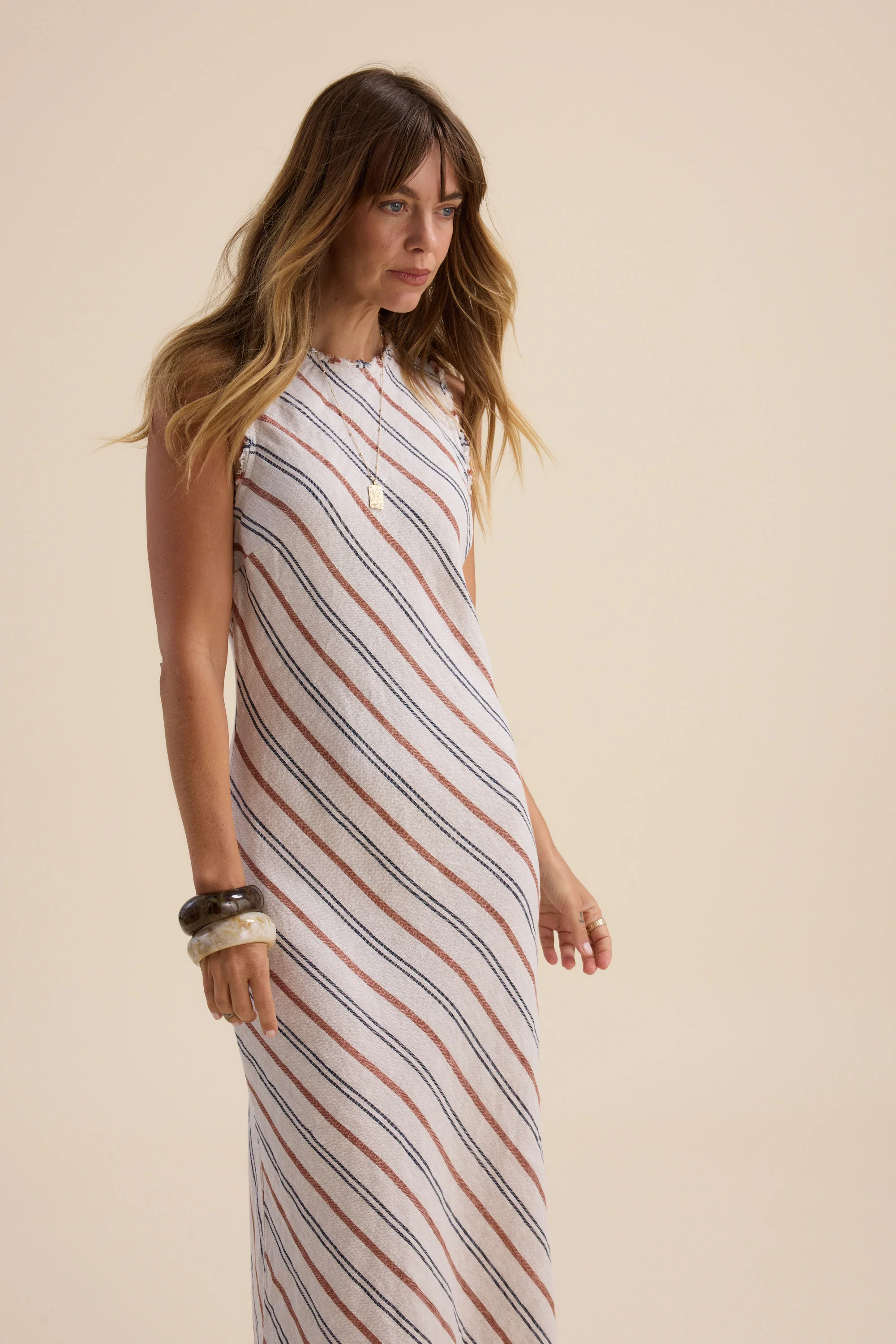Elementary Maui Striped Maxi Dress - Image 6