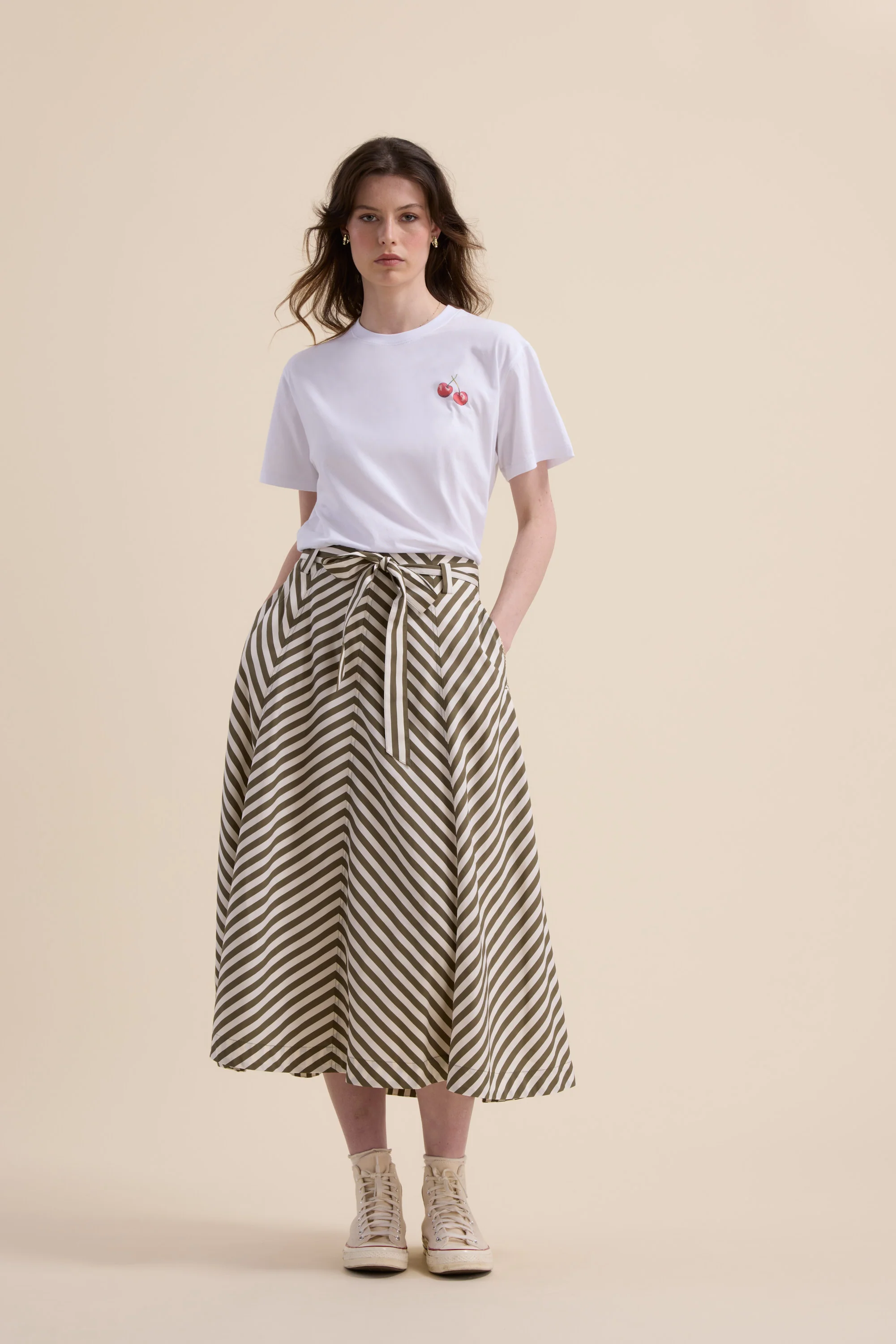 Elementary Panel Detail Skirt - Image 3