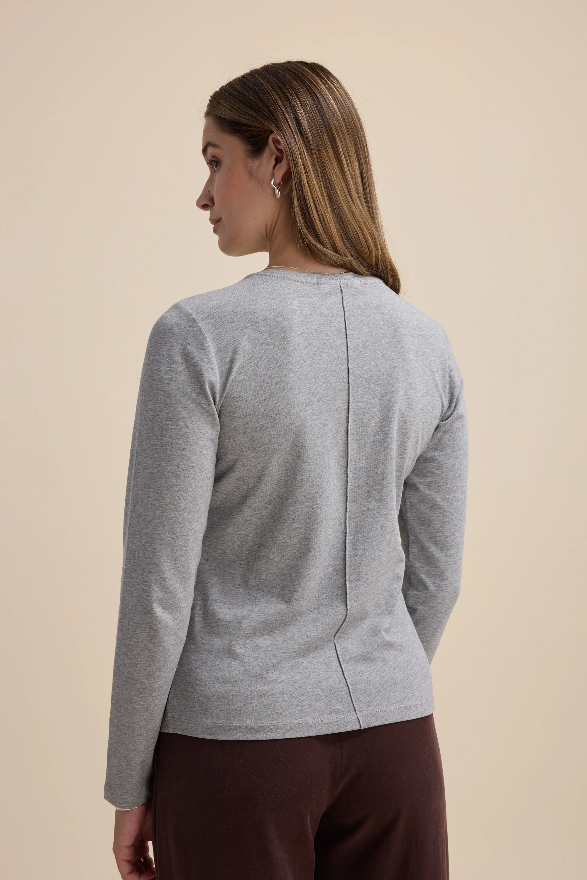 Elementary Pintuck Long Sleeve Tee - Image 6
