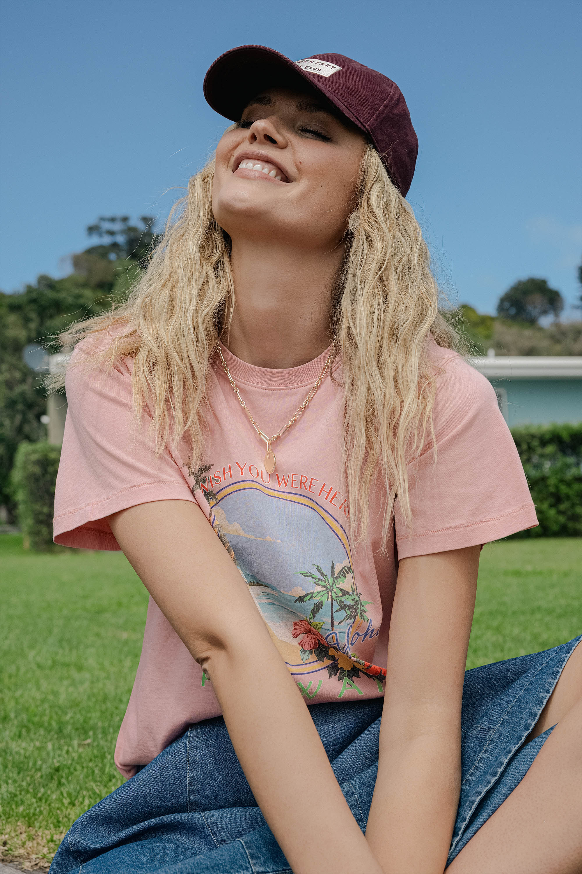 Elementary Postcard Print Tee - Image 2
