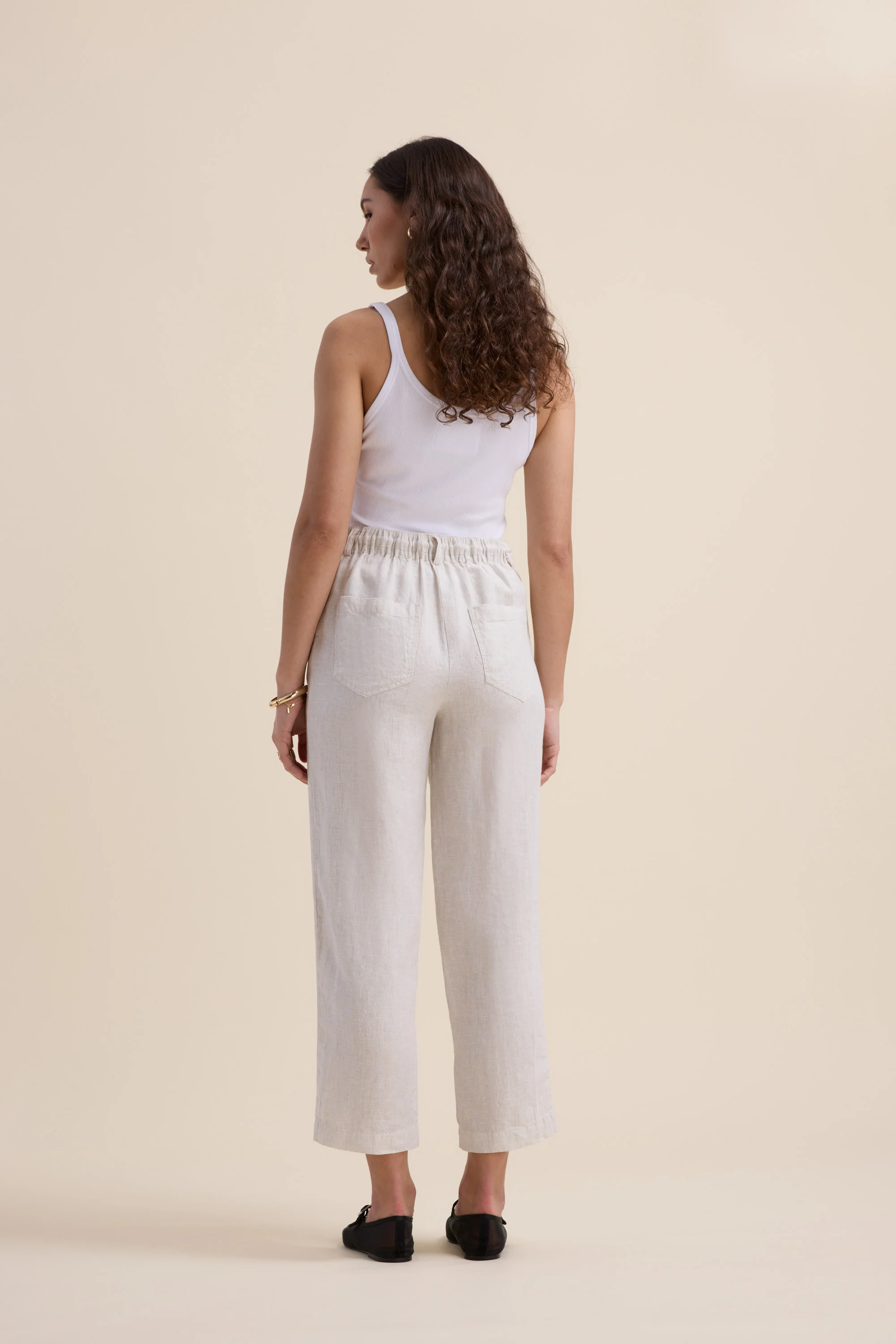 Elementary Relaxed Linen Pant - Image 5