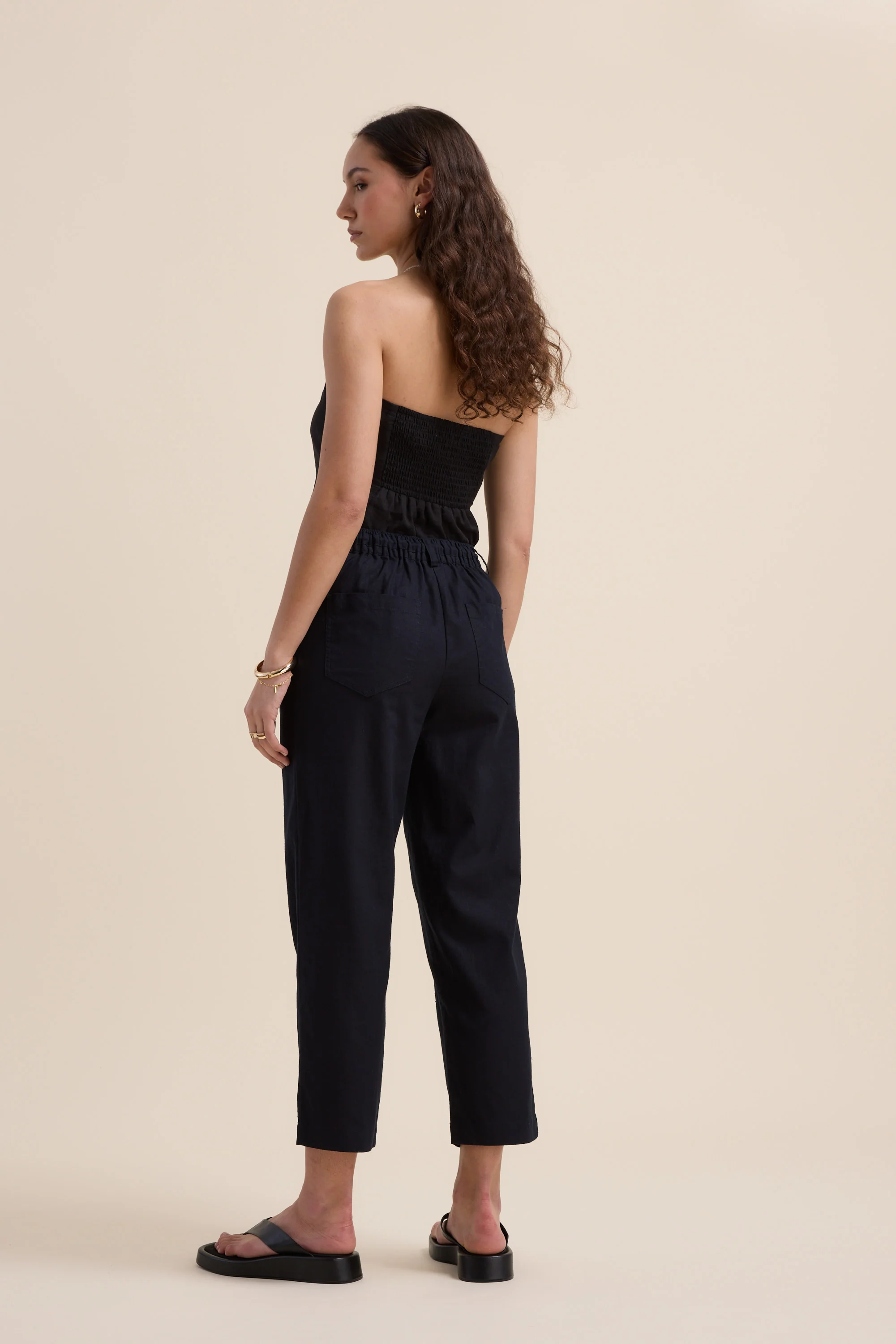Elementary Relaxed Linen Pant - Image 5
