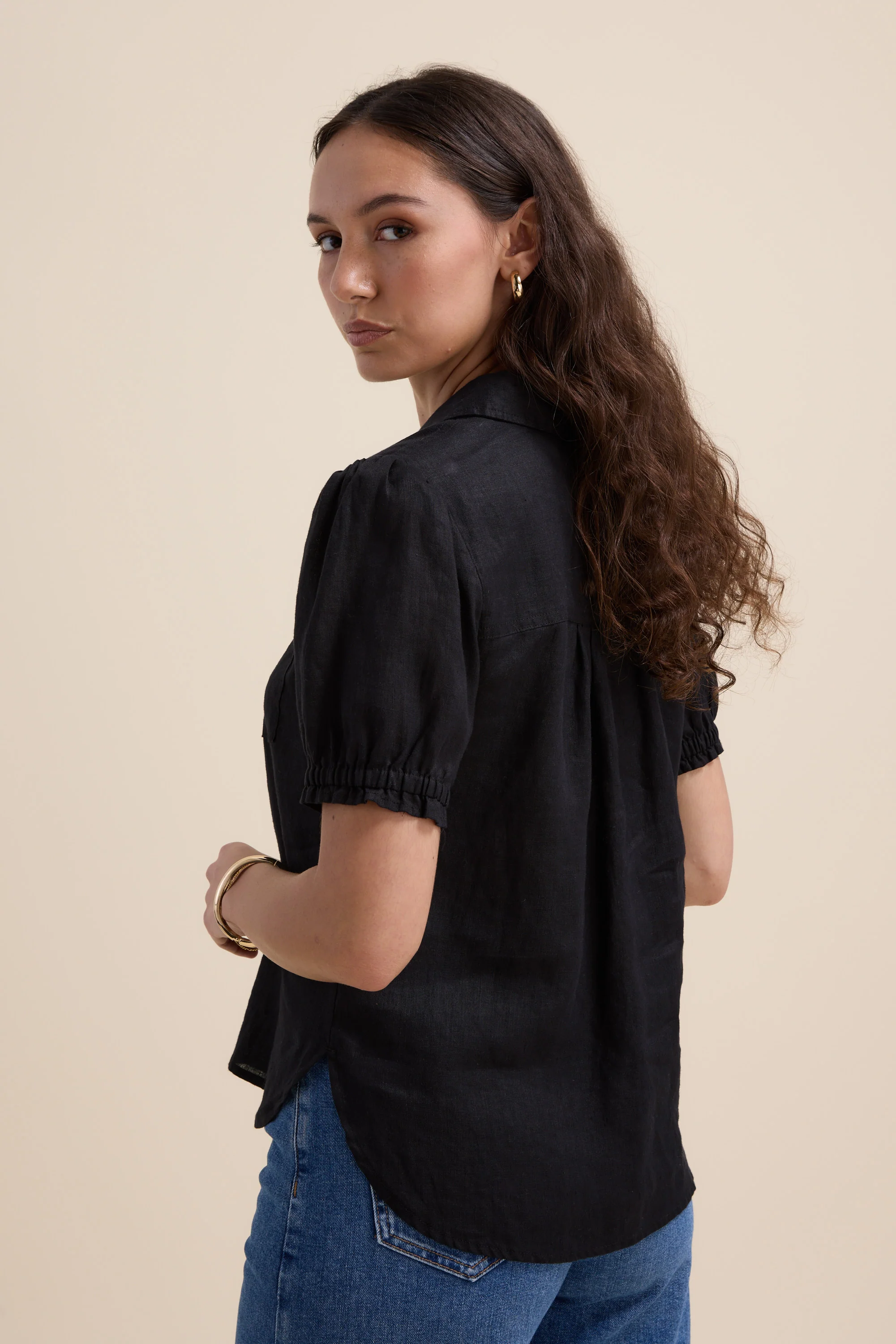 Elementary Short Sleeve Linen Shirt - Image 6