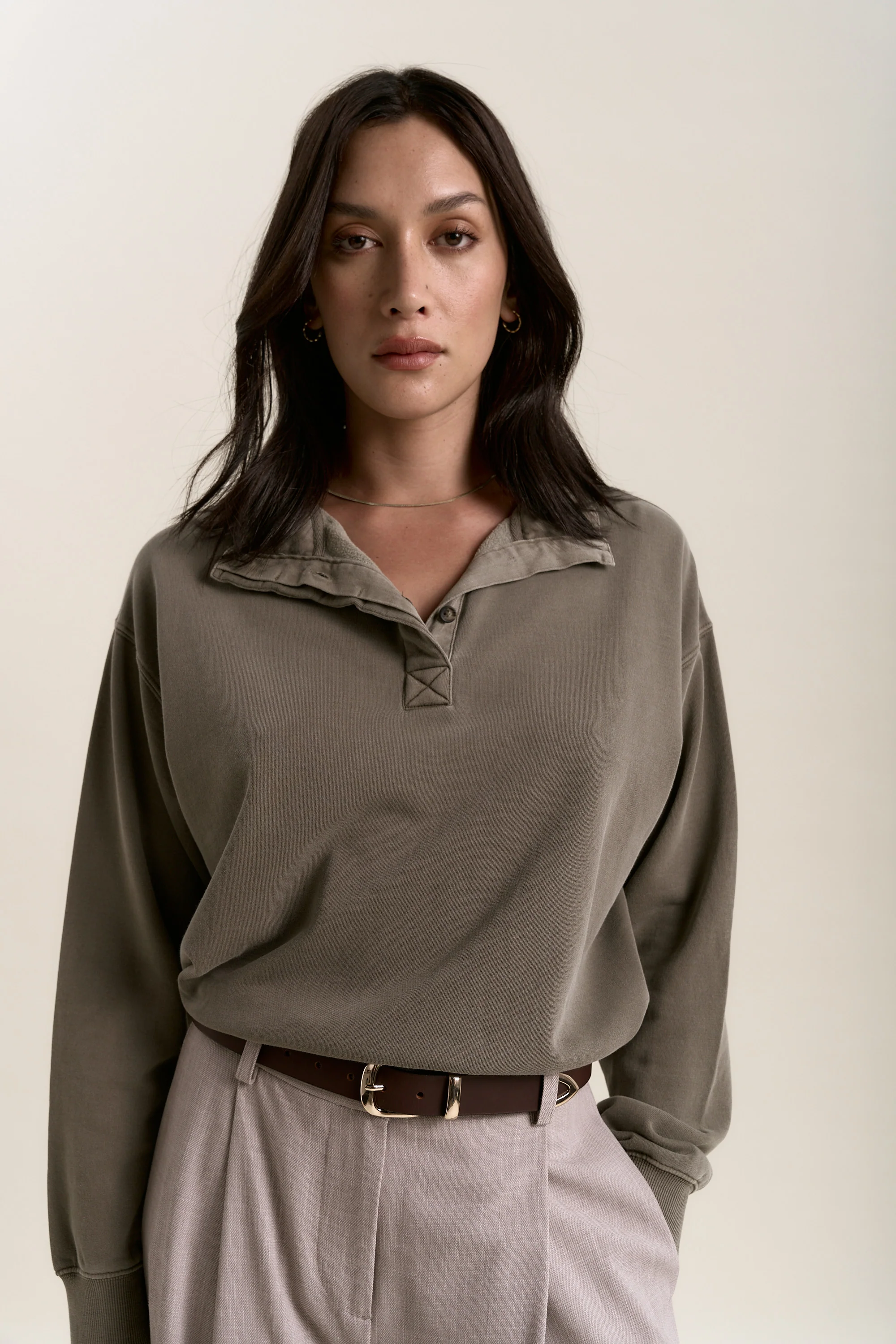 Elementary Slouchy Henley - Image 3