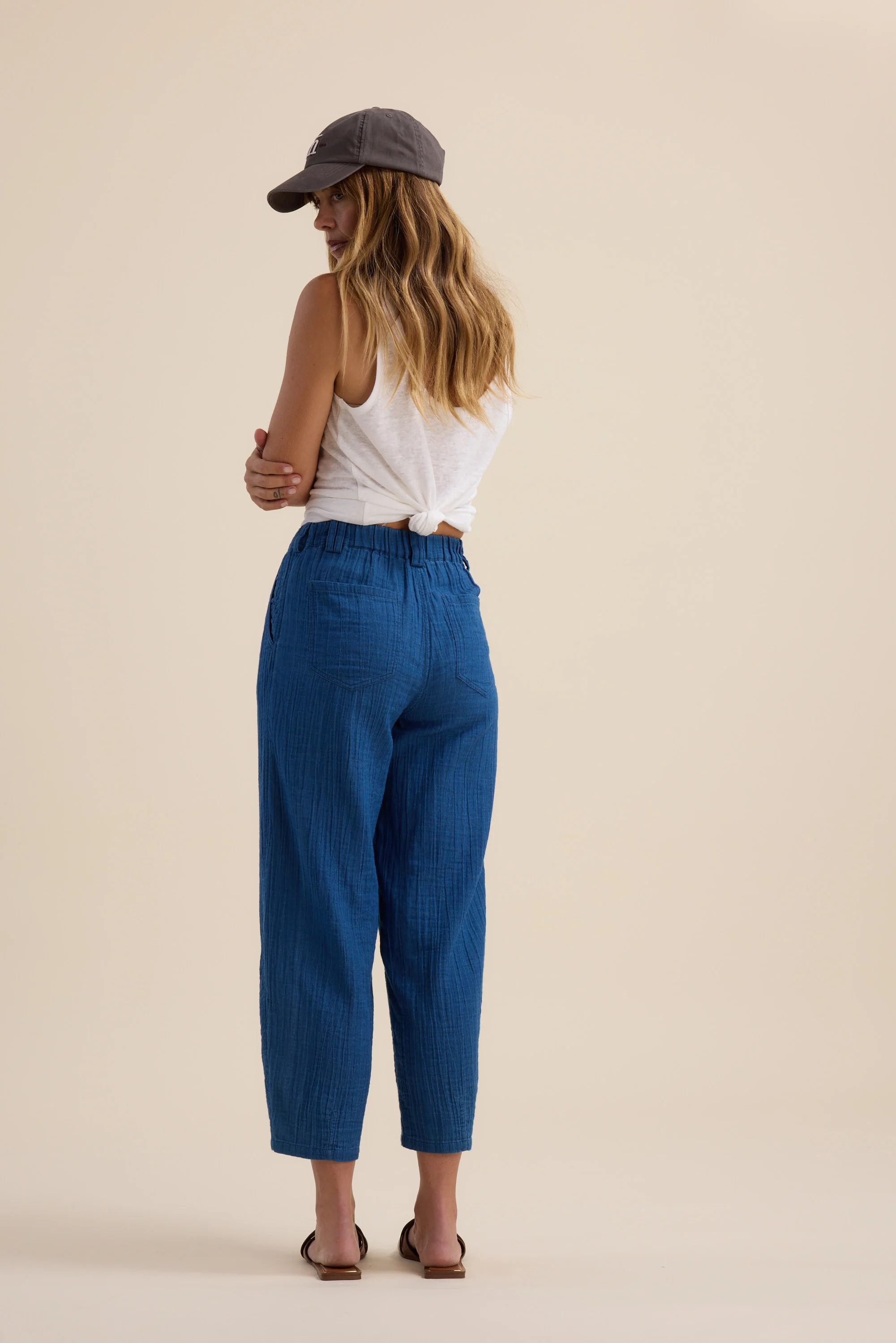 Elementary Textured Balloon Leg Pant - Image 6
