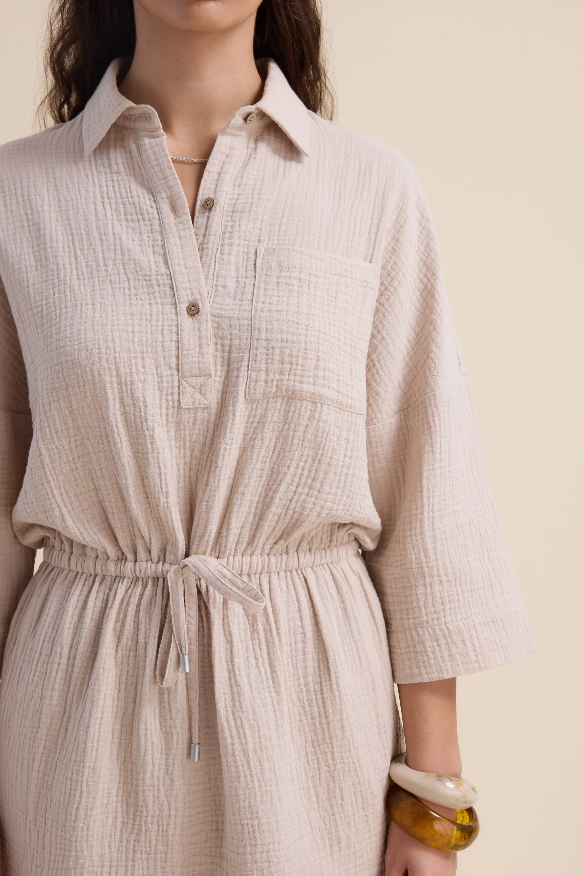 Elementary Textured Dress - Image 5