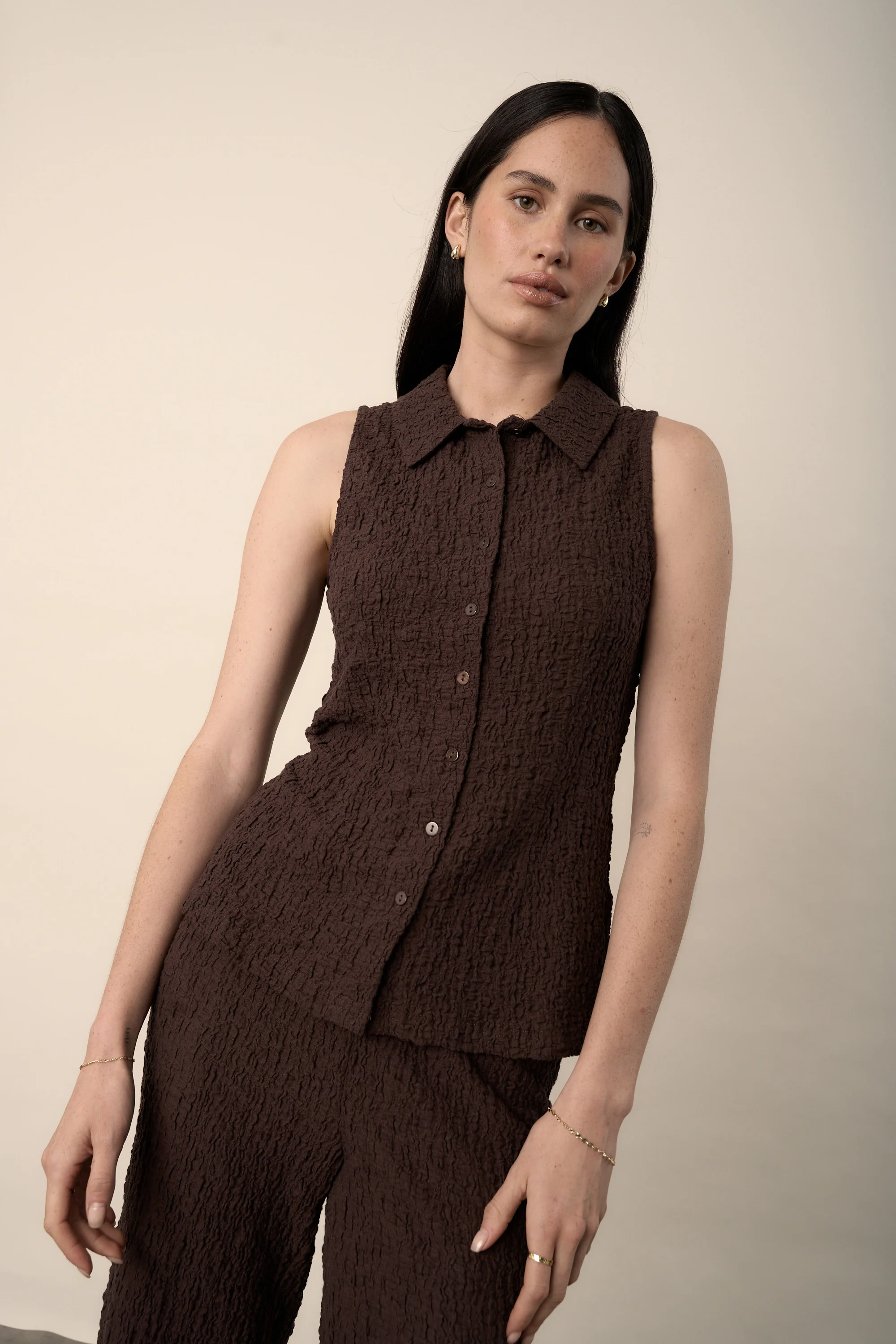Elementary Textured Vest - Image 4