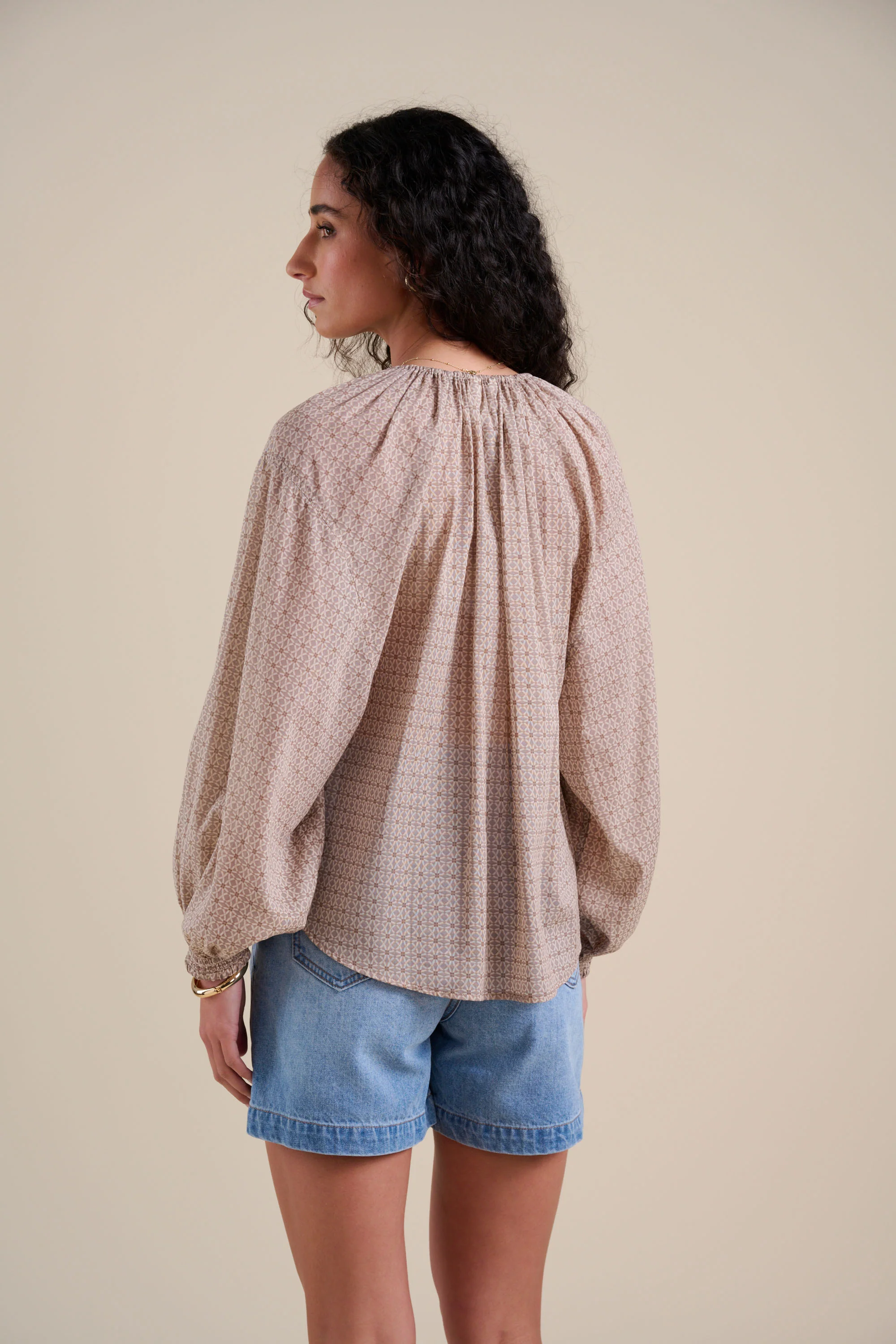 Elementary Tie Neck Blouse - Image 5