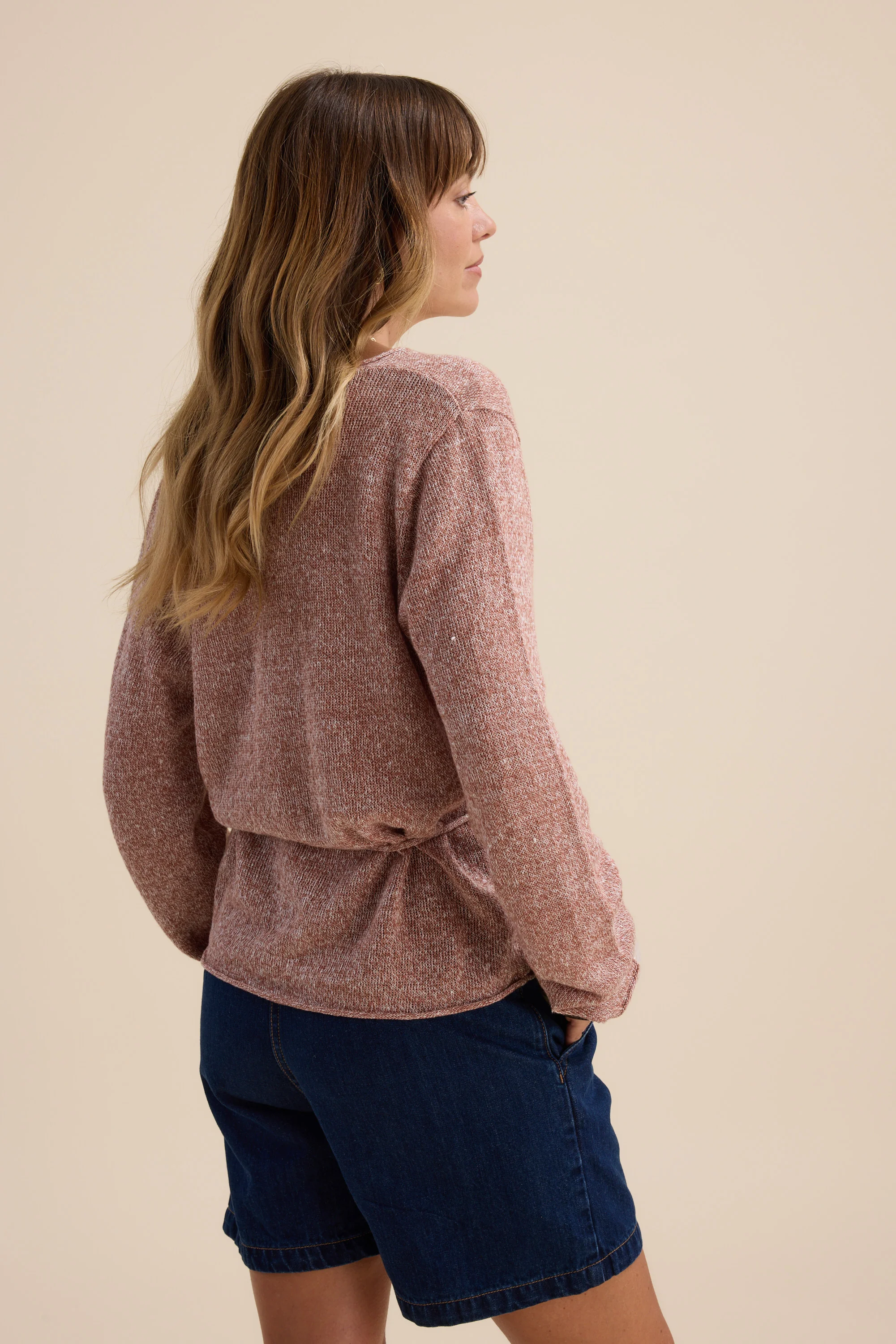 Elementary Tie Waist Cardigan - Image 6