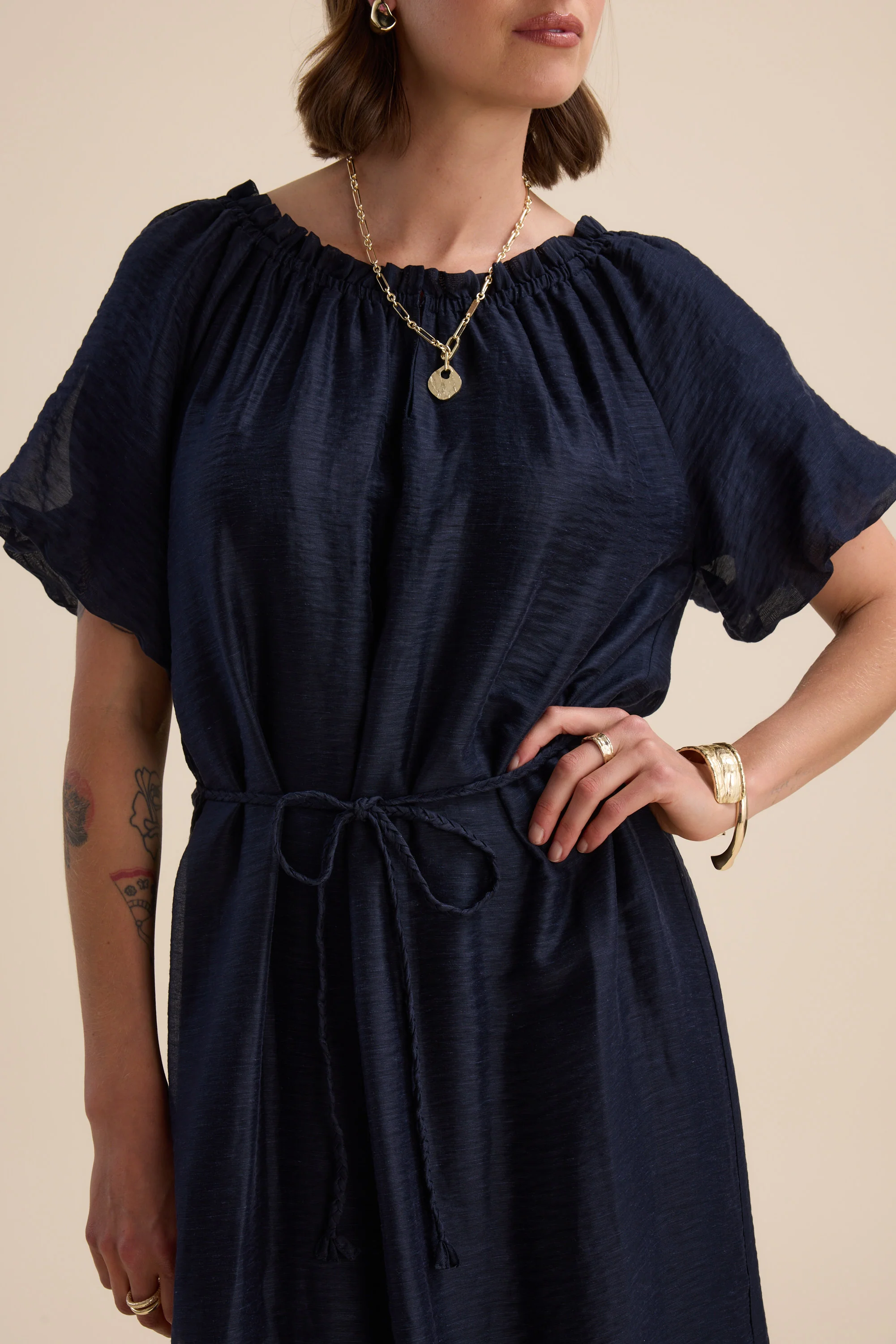 Elementary Tie Waist Dress - Image 5