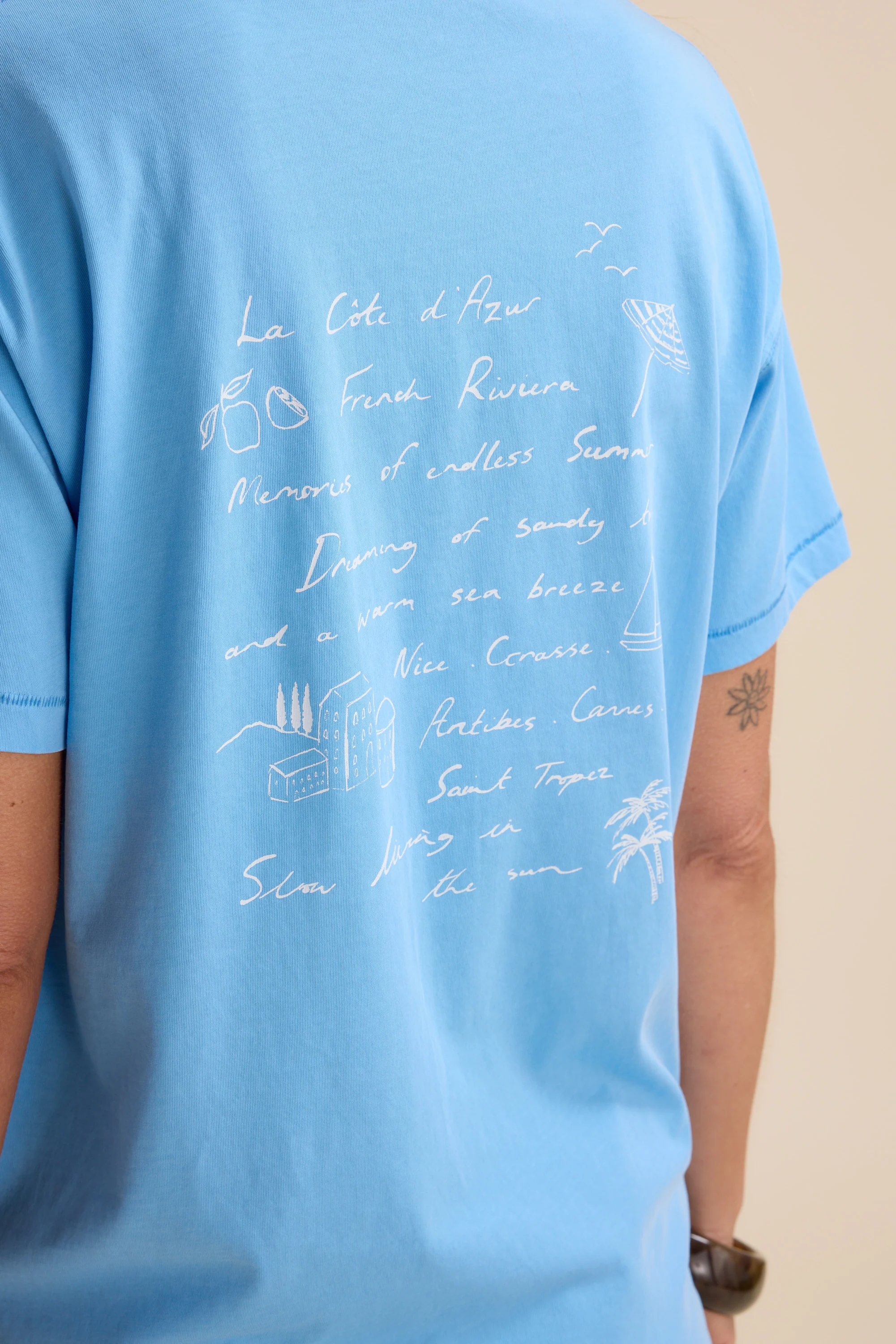 Elementary Vacay Print Tee - Image 5