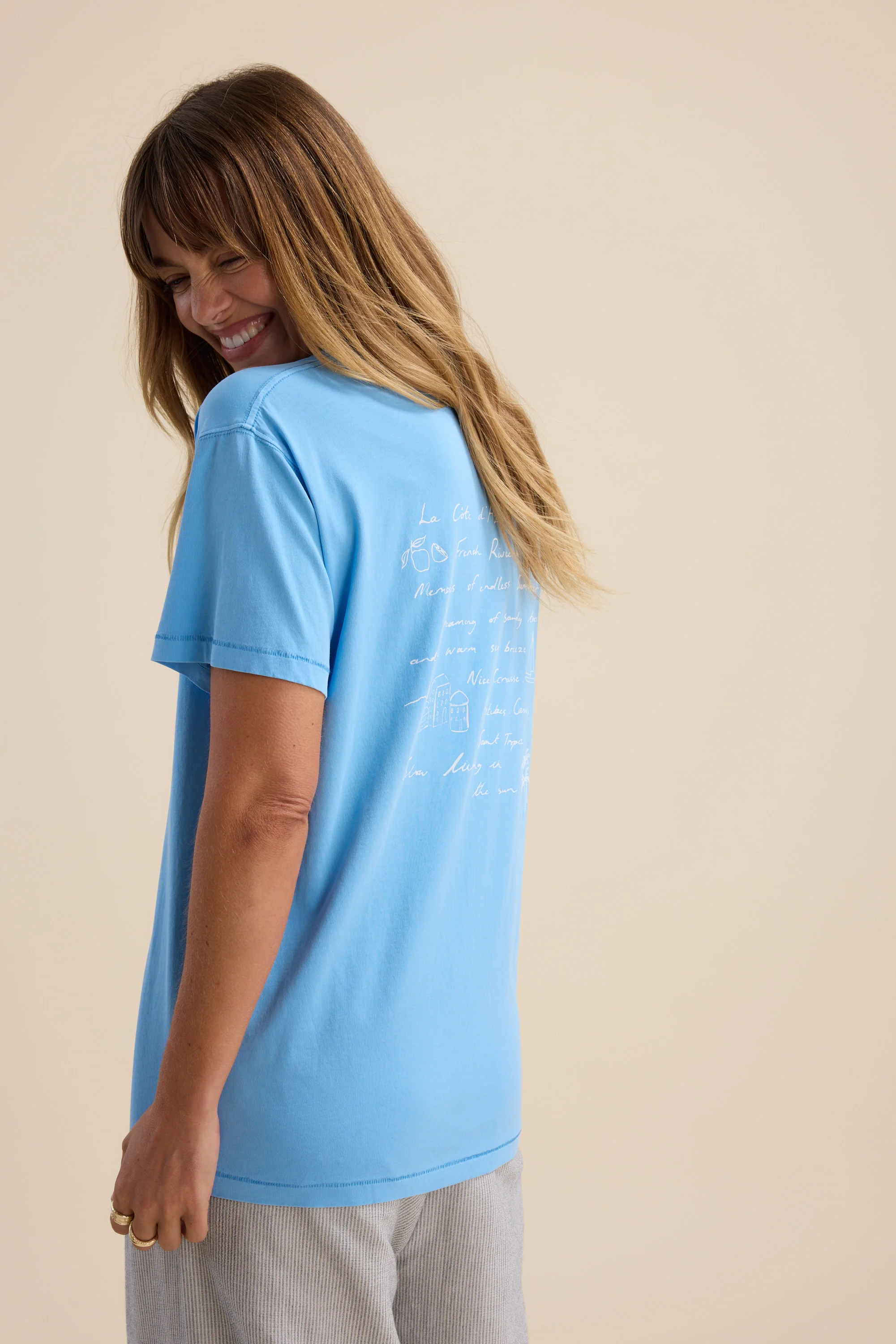 Elementary Vacay Print Tee - Image 8