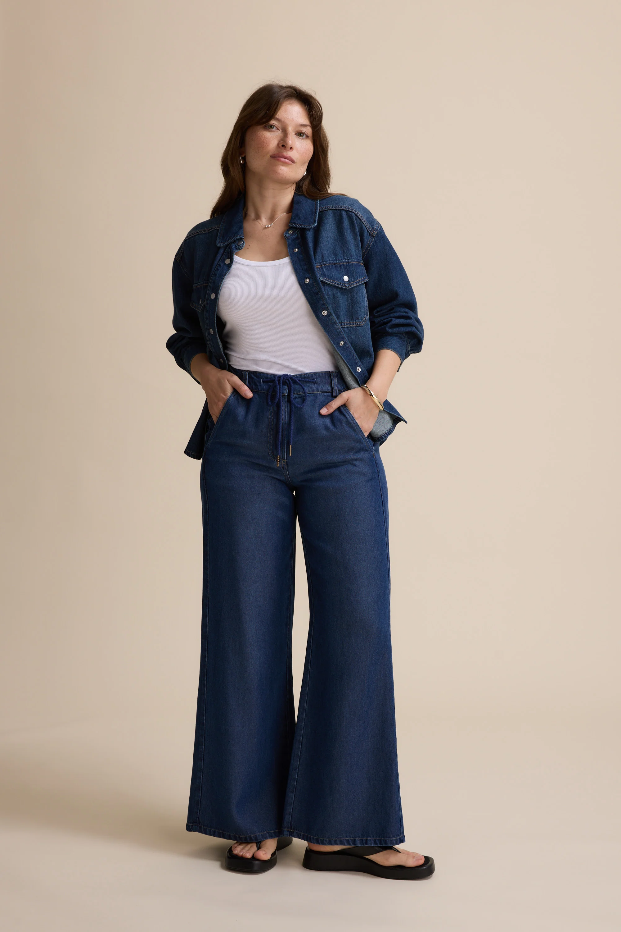 Elementary Wide Leg Jeans - Image 4