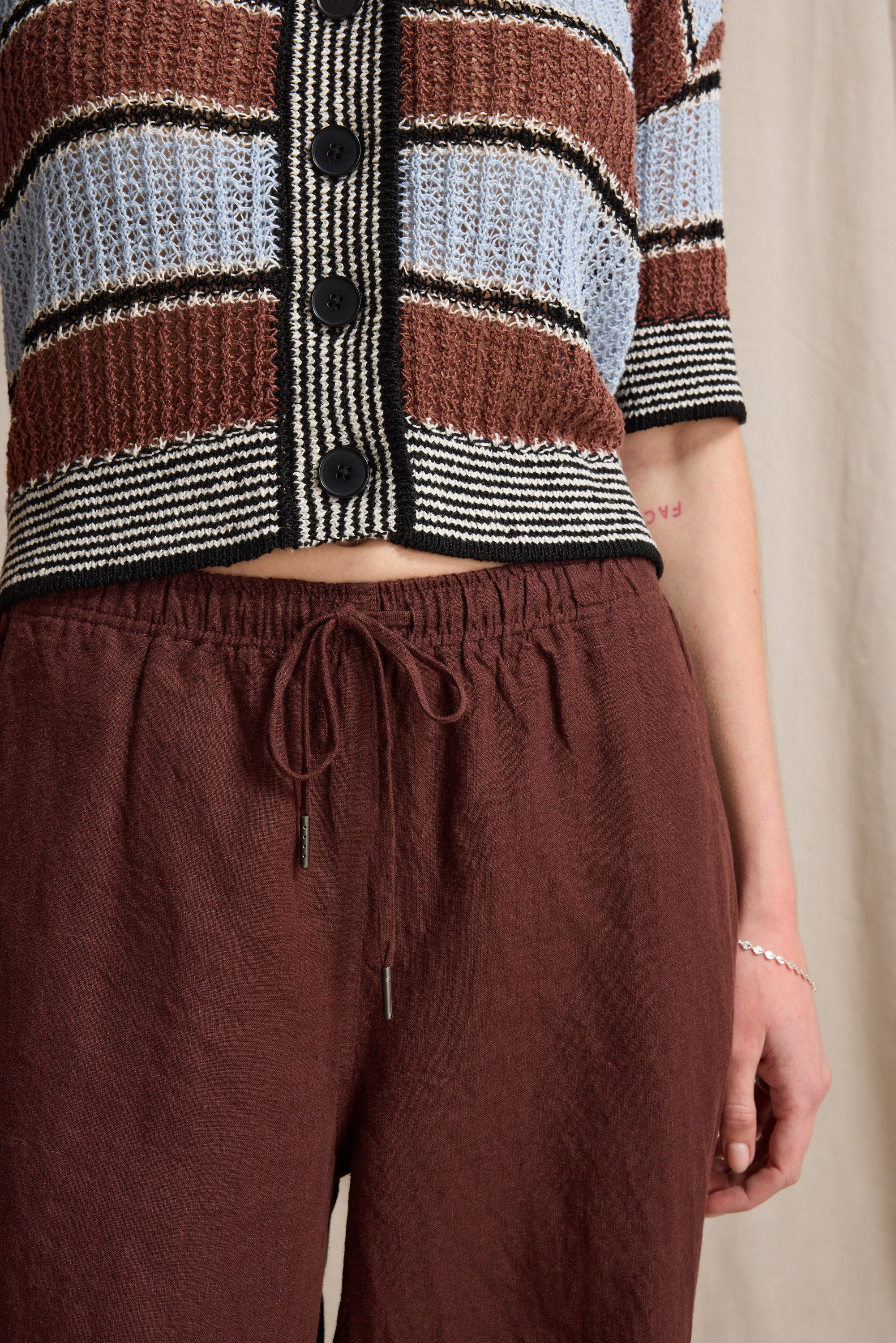 Elementary Wide Leg Linen Pant - Image 3