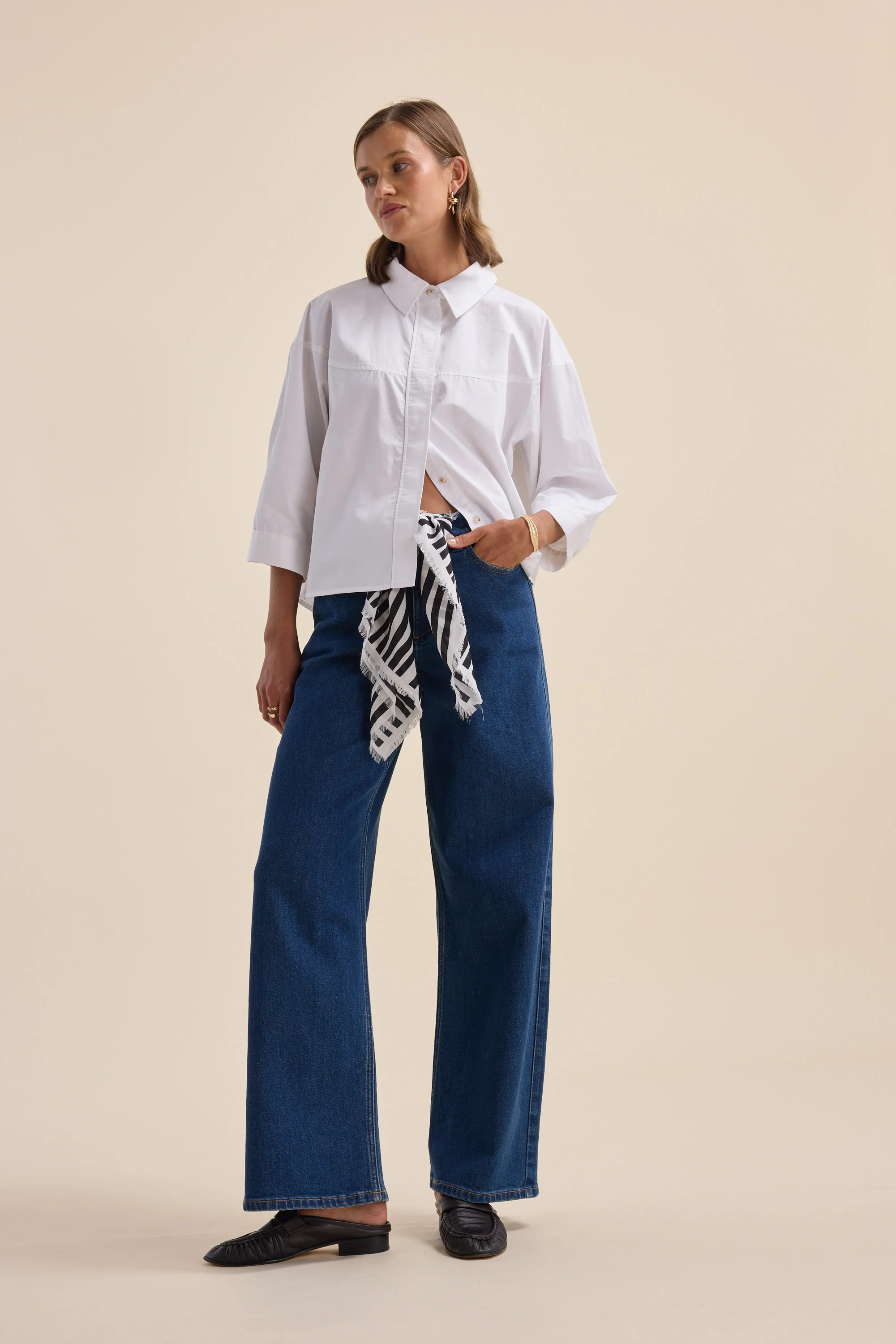 Elementary Yoke Detail Shirt - Image 2