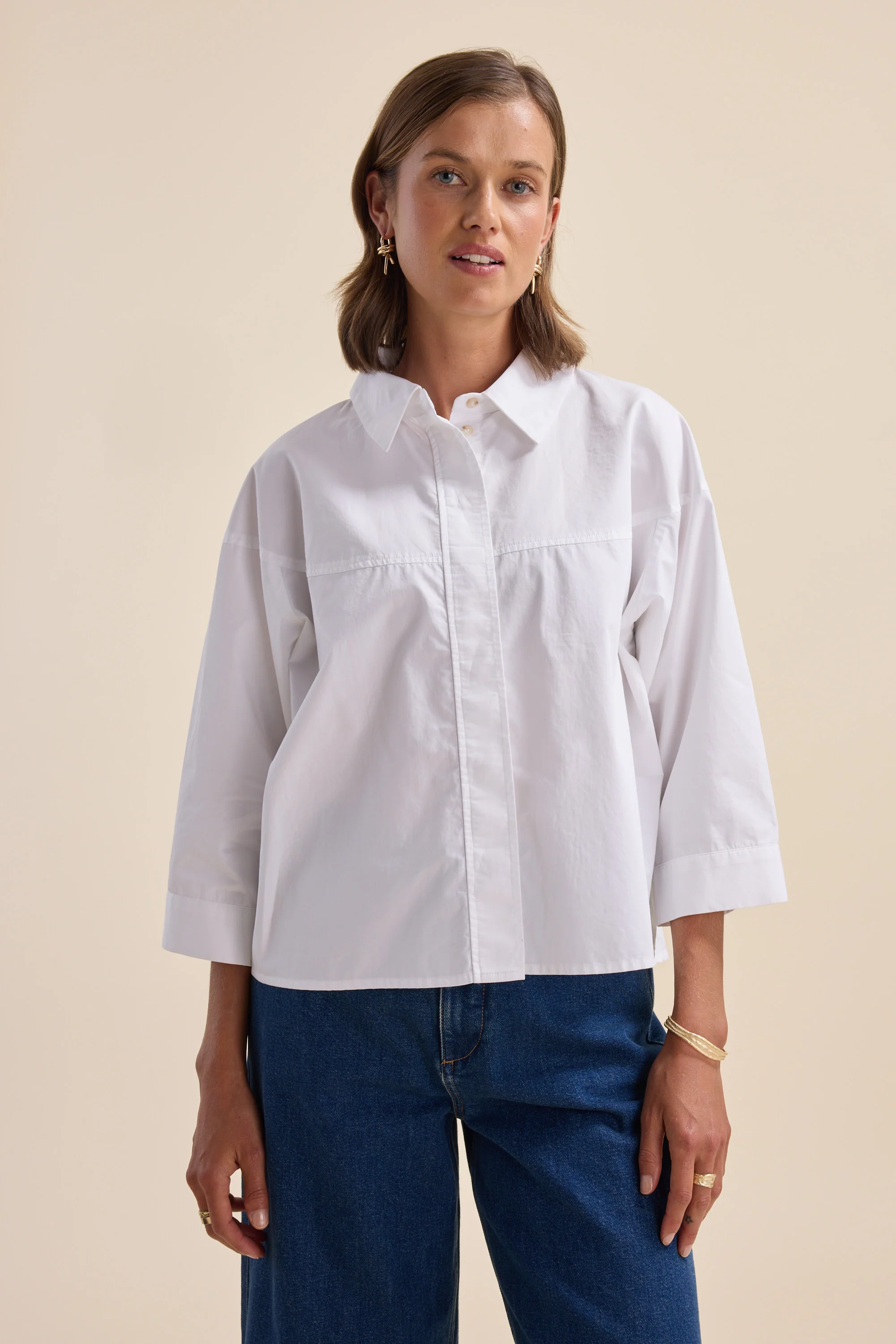 Elementary Yoke Detail Shirt - Image 4