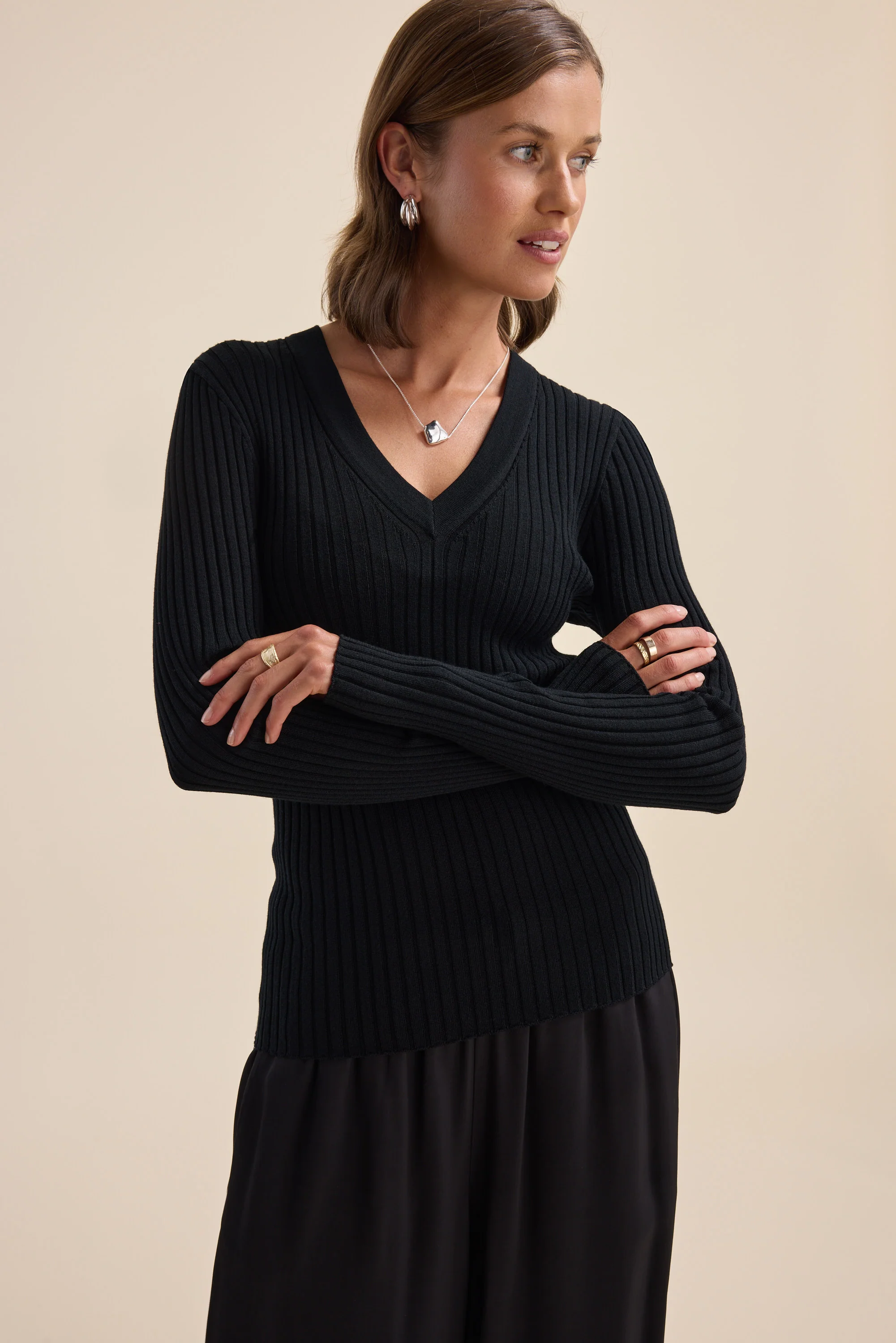 Elementary ZQ Merino V Neck Top - Image 4