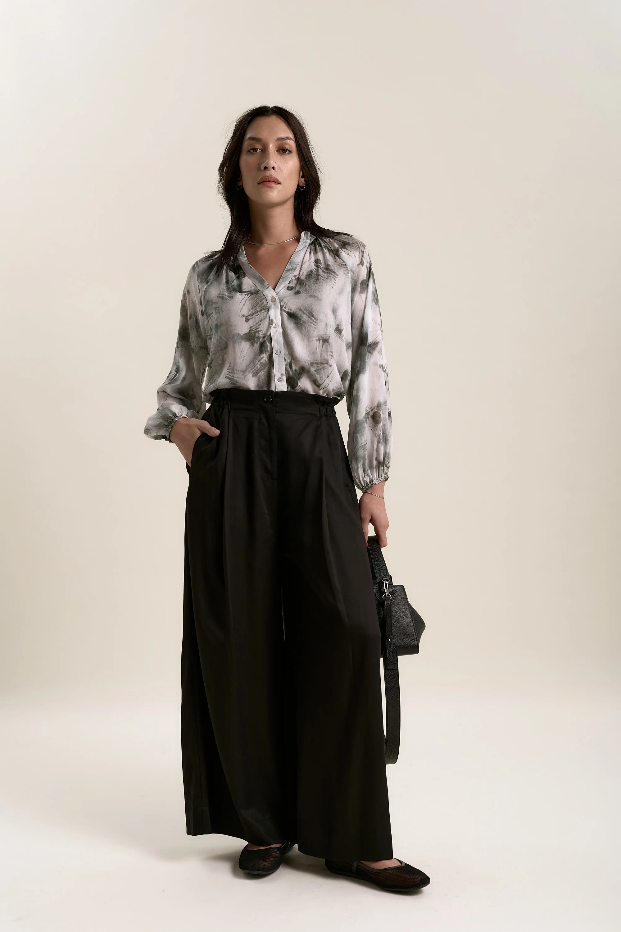 Eliana V Neck Top