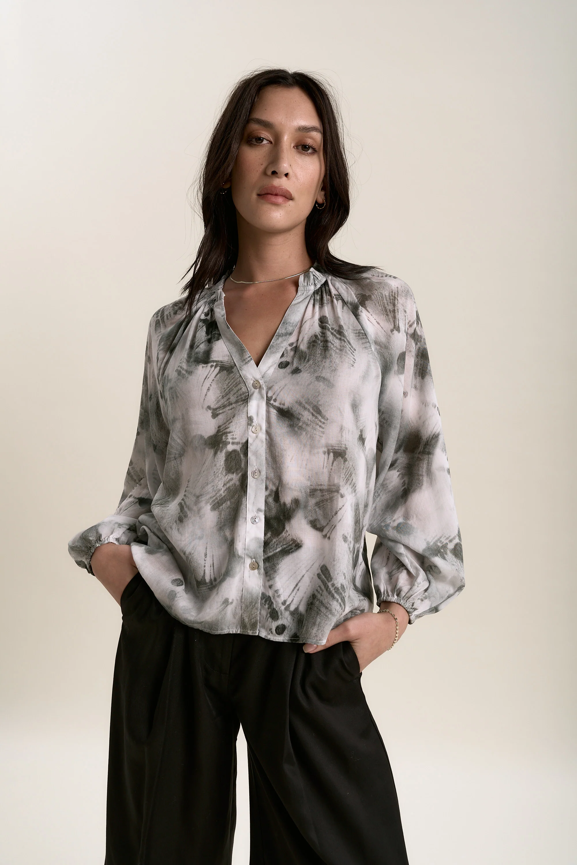 Eliana V Neck Top - Image 2