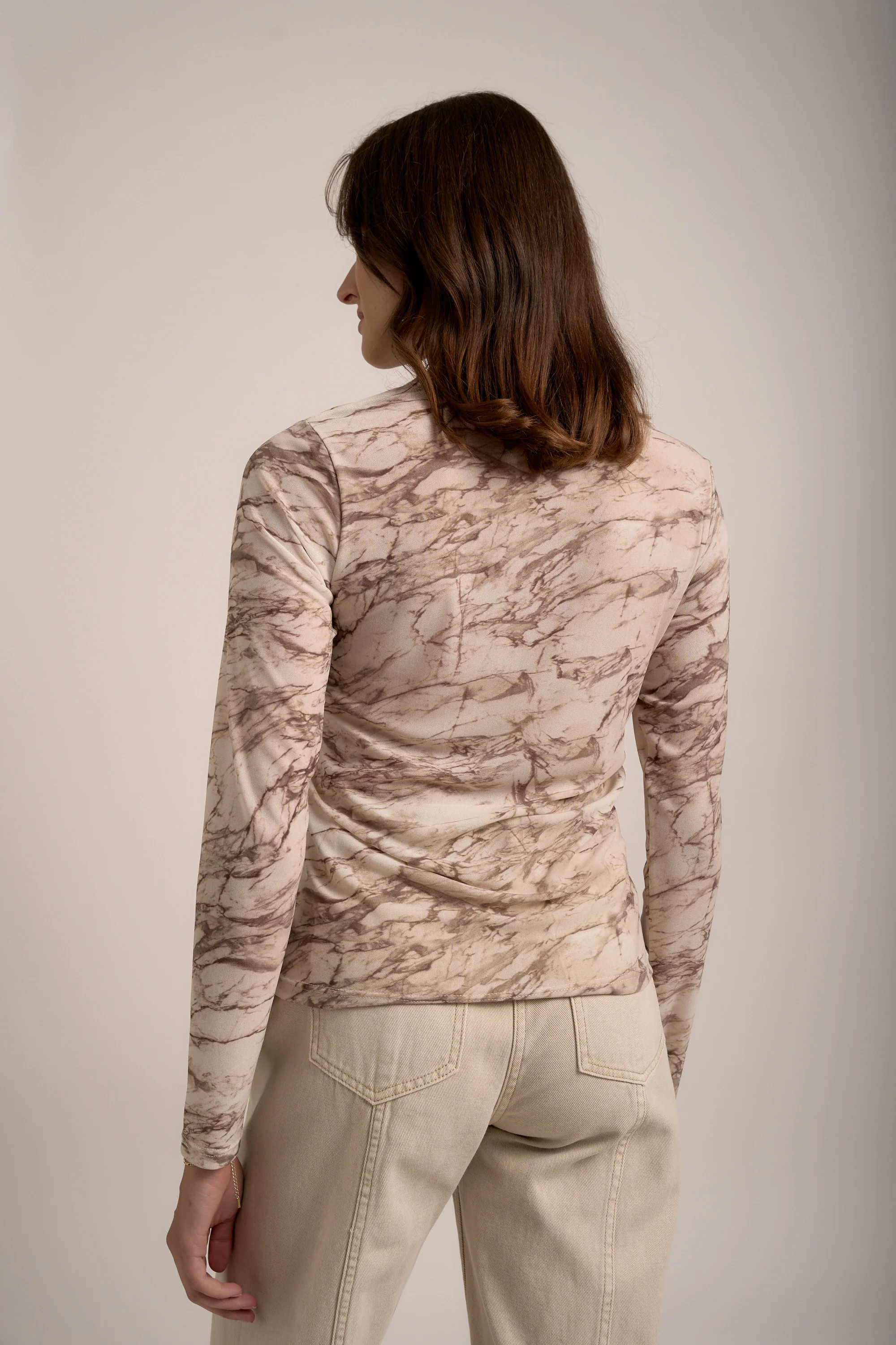 Elise Long Sleeve Mesh Top - Image 5