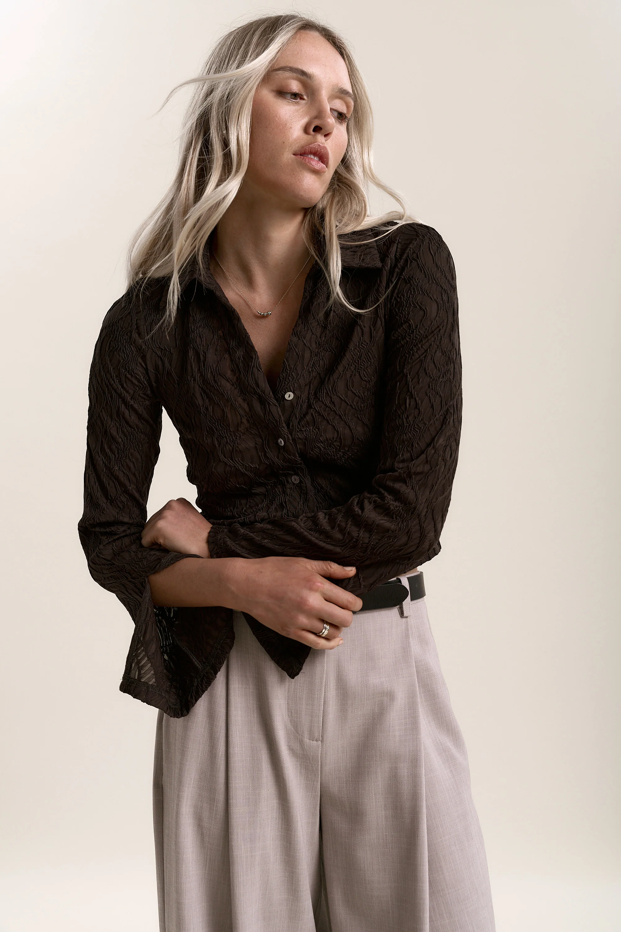 Ella Floral Textured Top - Image 3