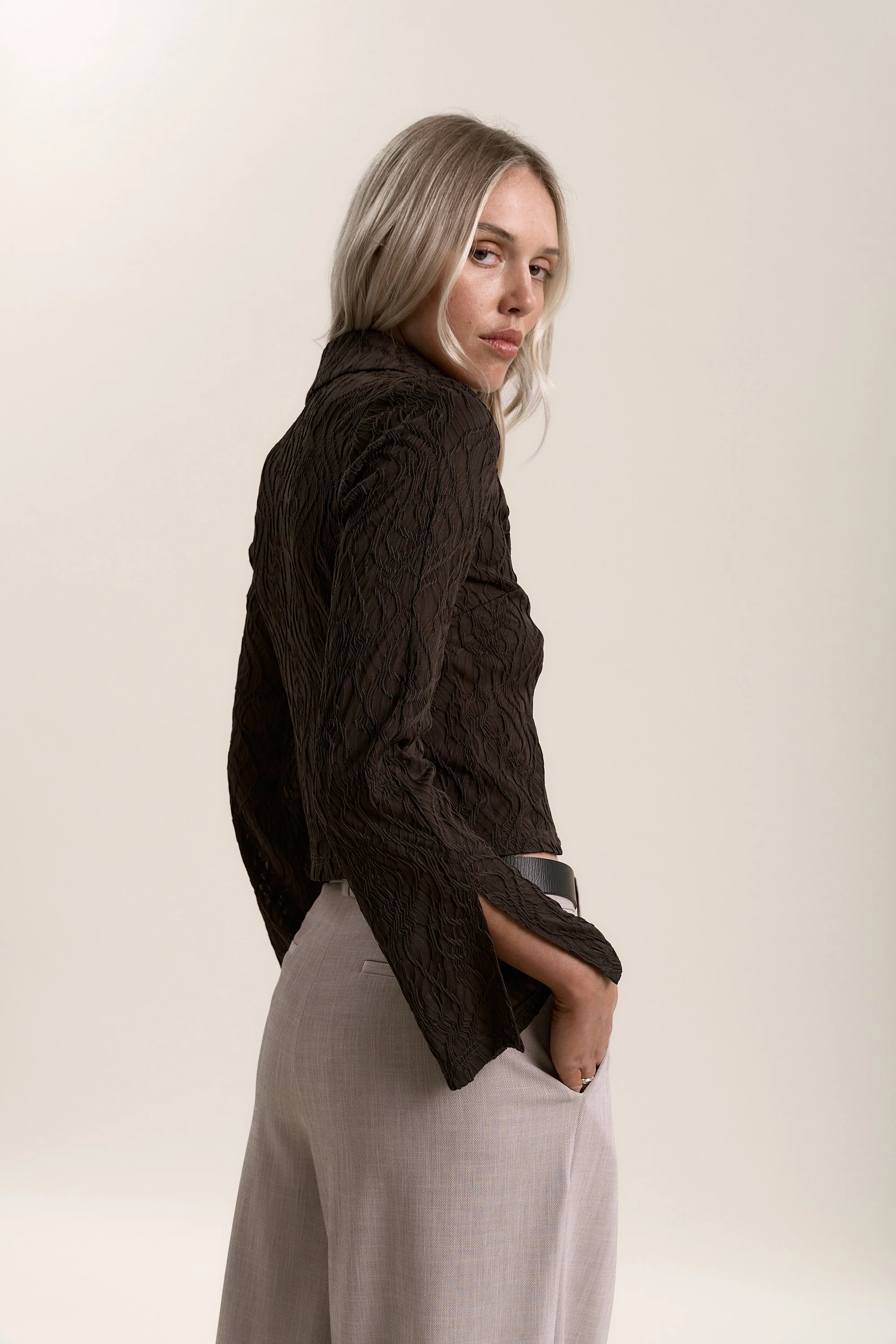 Ella Floral Textured Top - Image 5