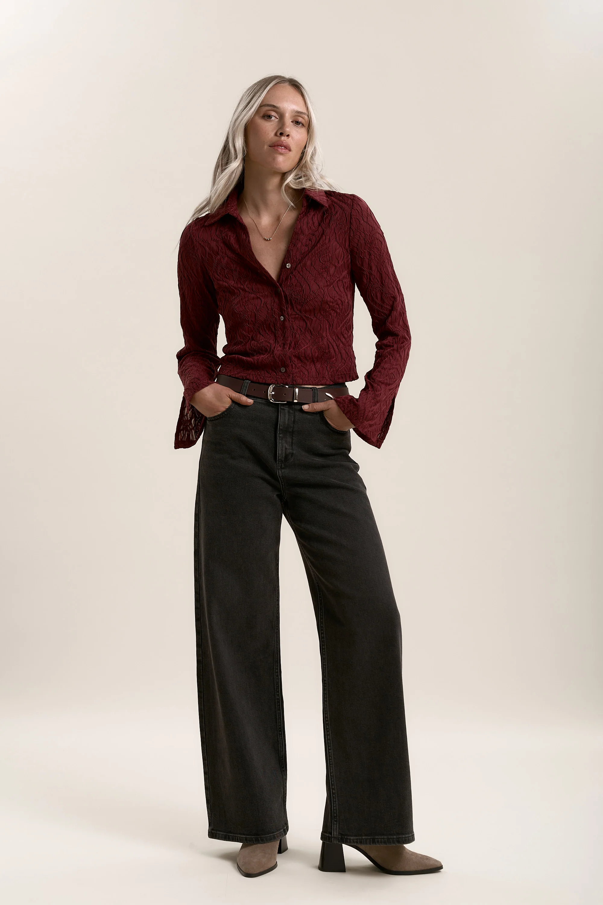 Ella Floral Textured Top - Image 4