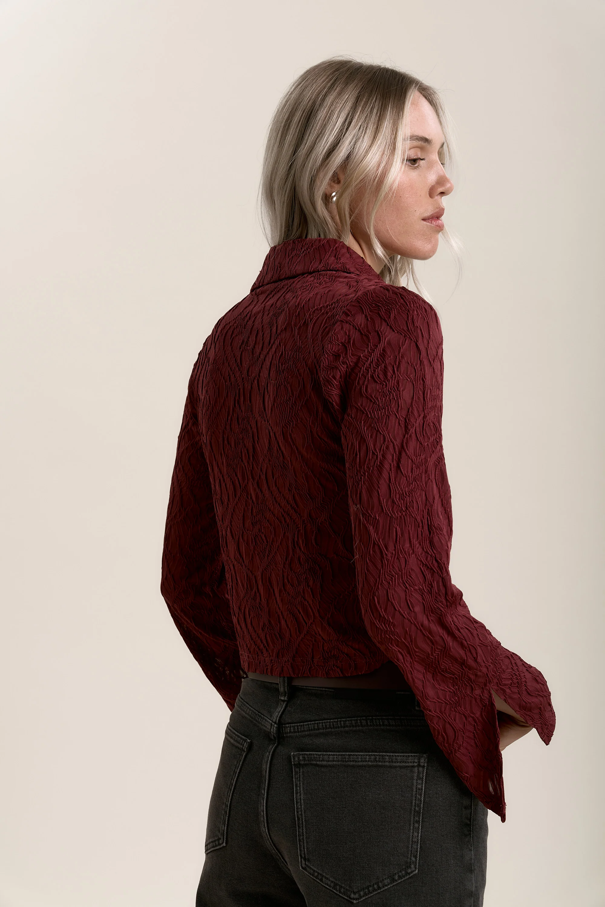 Ella Floral Textured Top - Image 5