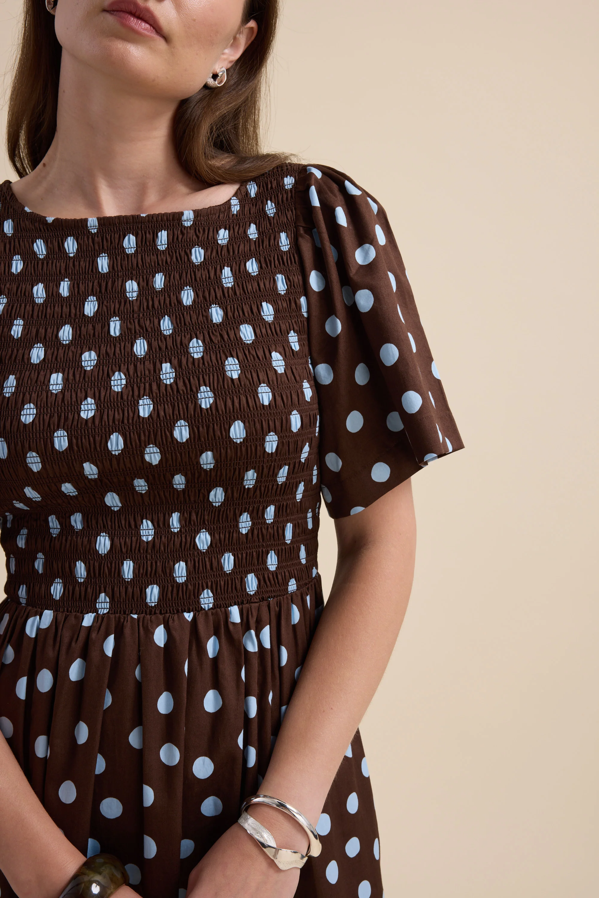 Ella Short Sleeve Dress - Image 6