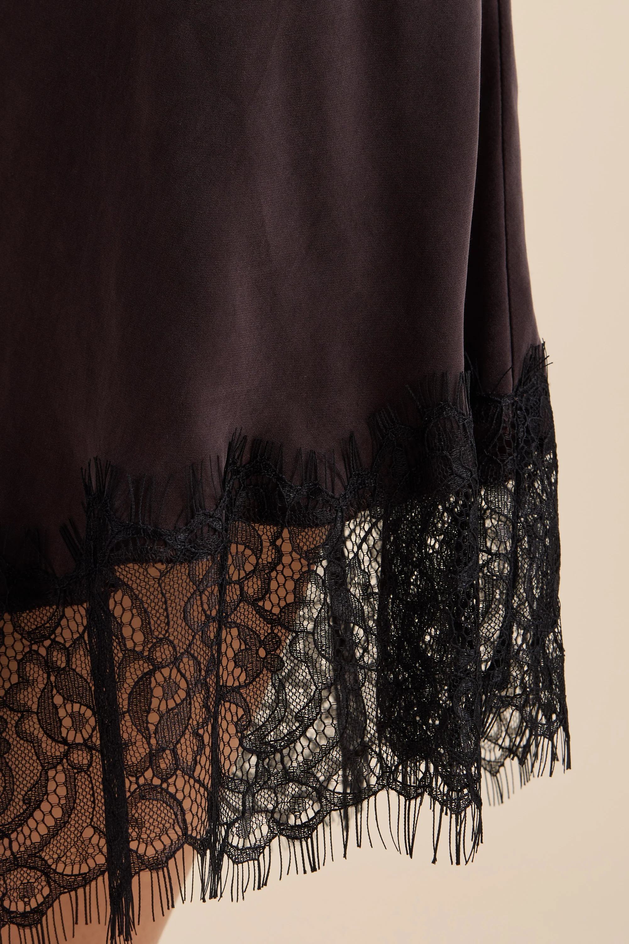 Eloise Lace Detail Slip Skirt - Image 6