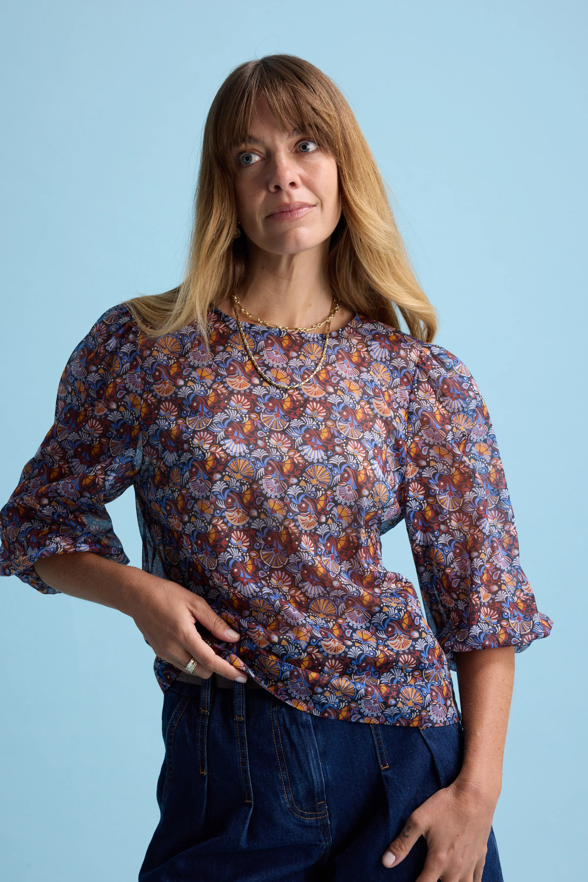 Eloise Puff Sleeve Blouse - Image 3