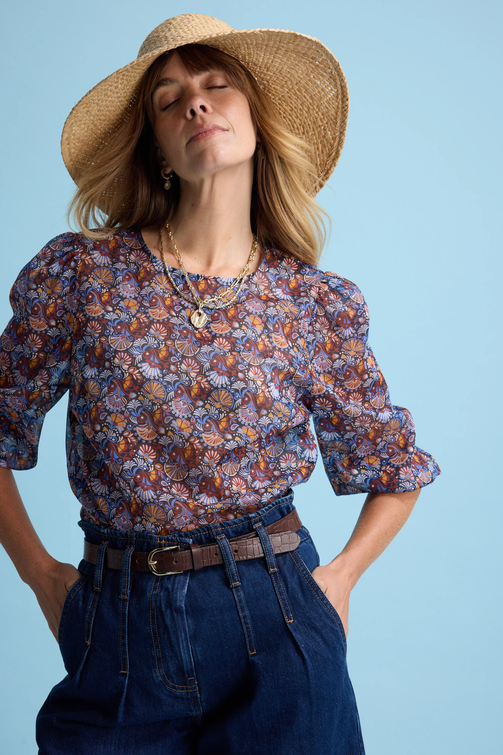 Eloise Puff Sleeve Blouse - Image 7