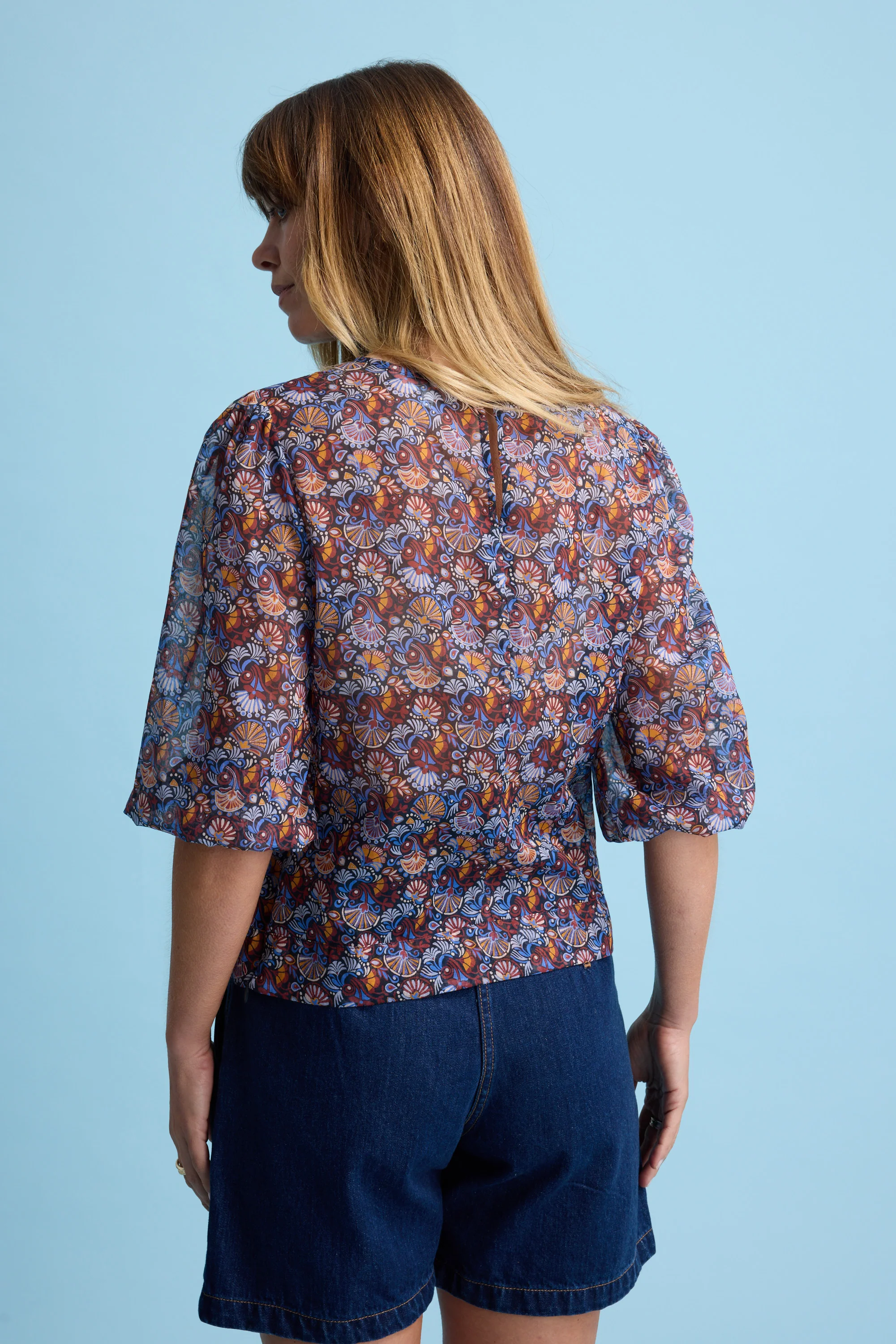Eloise Puff Sleeve Blouse - Image 8