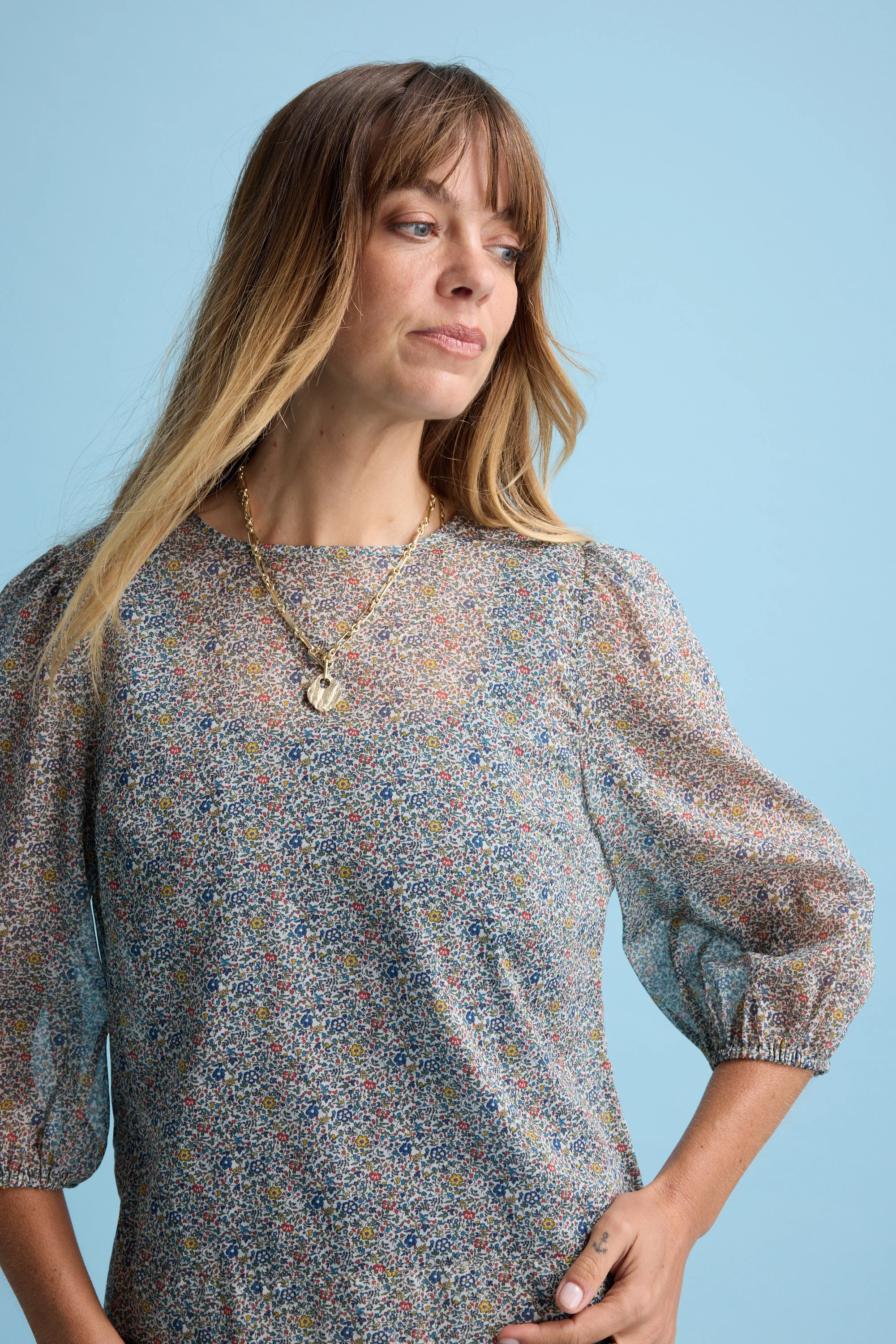 Eloise Puff Sleeve Blouse - Image 3