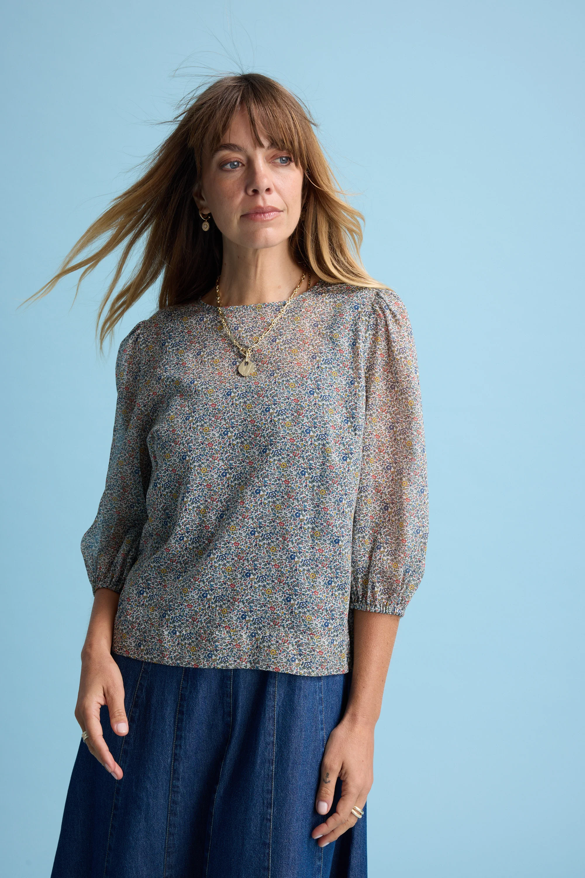 Eloise Puff Sleeve Blouse - Image 6
