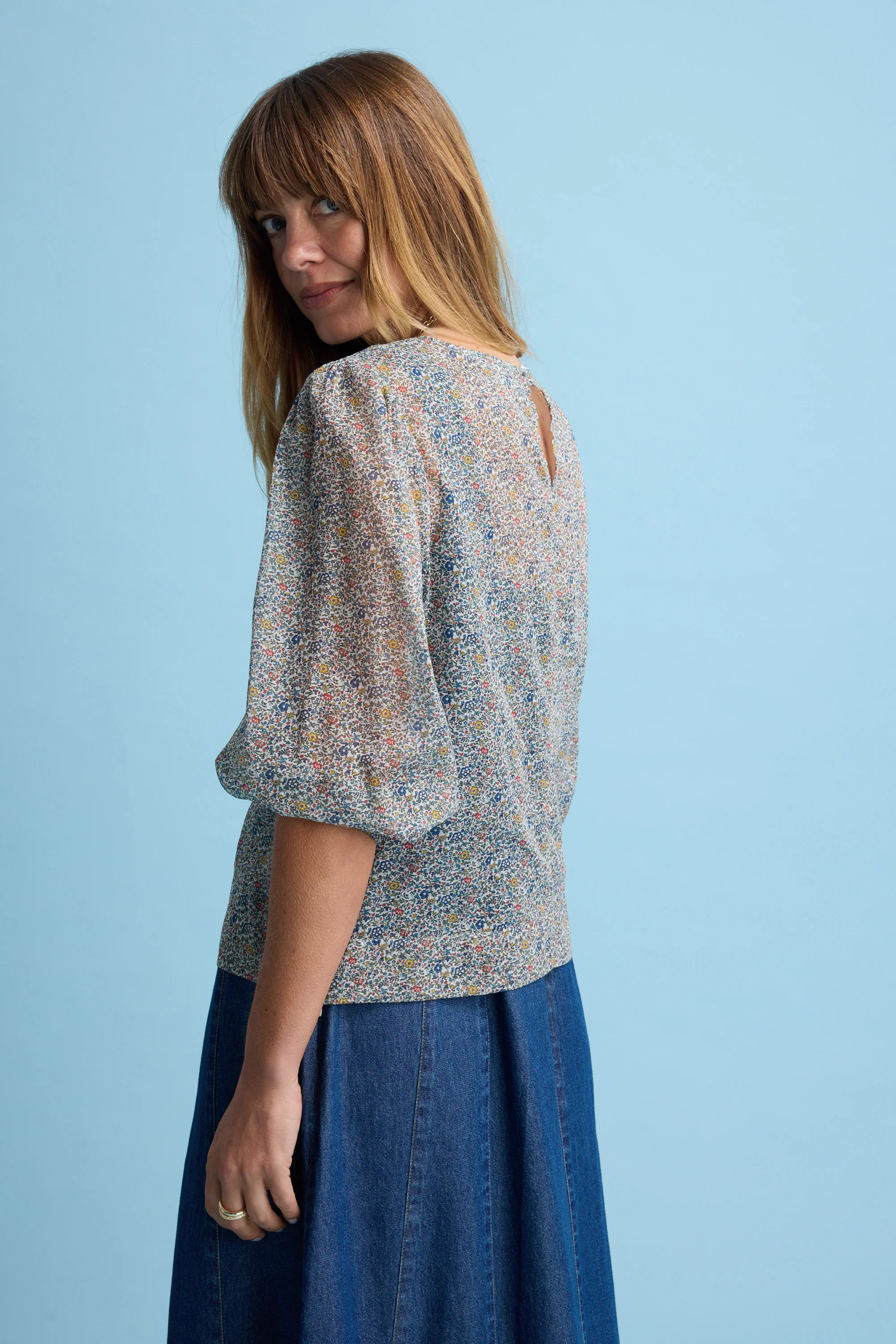 Eloise Puff Sleeve Blouse - Image 8