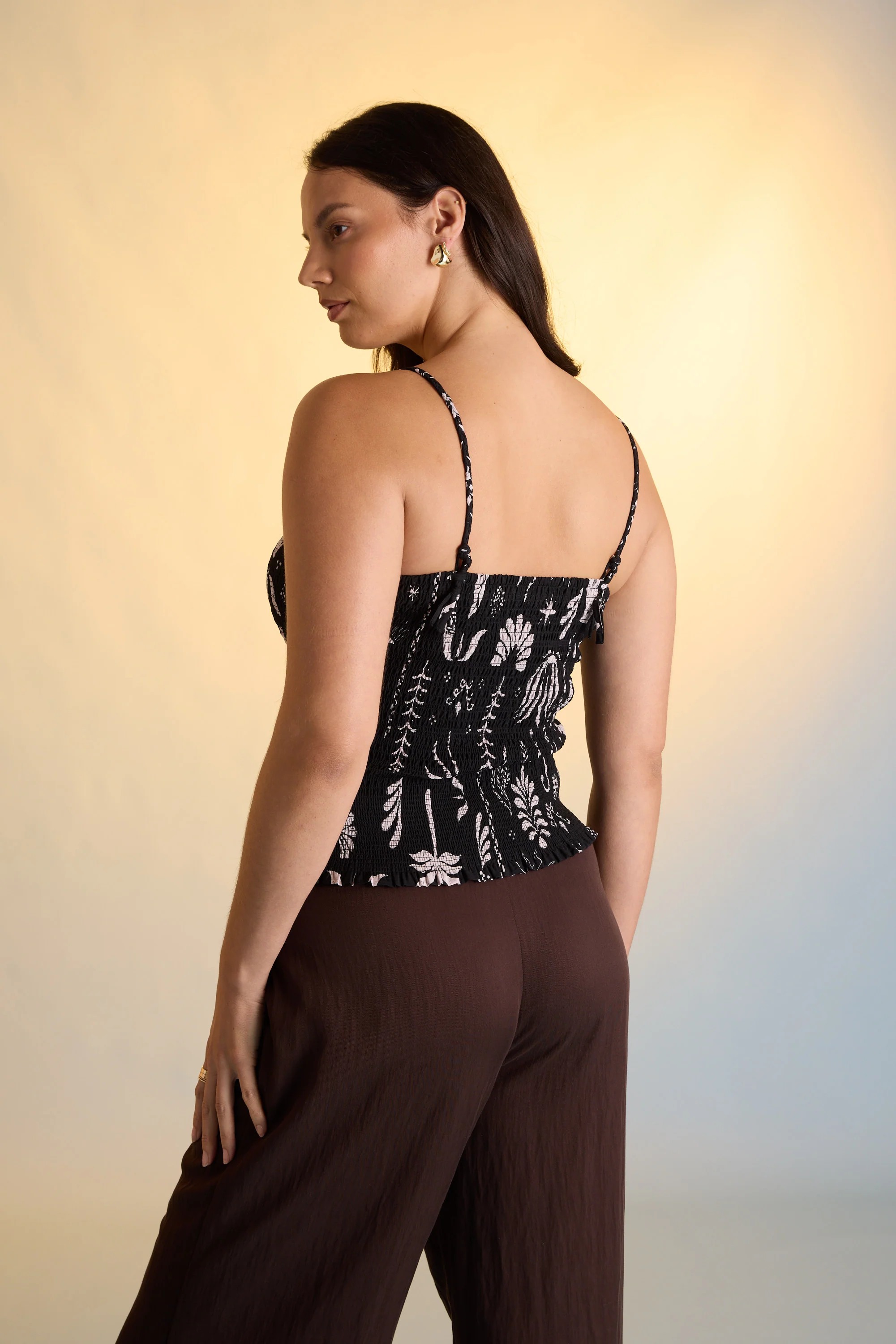 Emma Shirred Cami - Image 8